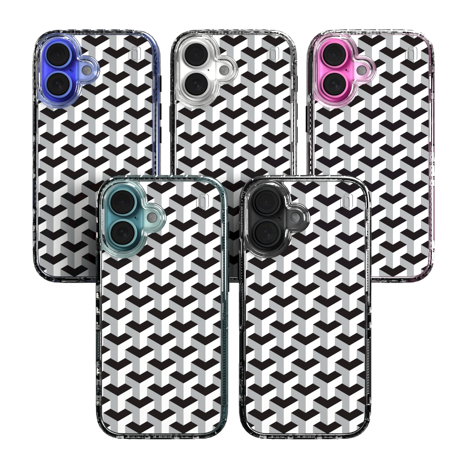 iPhone 16 Series | MagSafe | Monochromatic Case Designs | Infinite Stairway Infinite Stairway / iPhone 16 / Clear