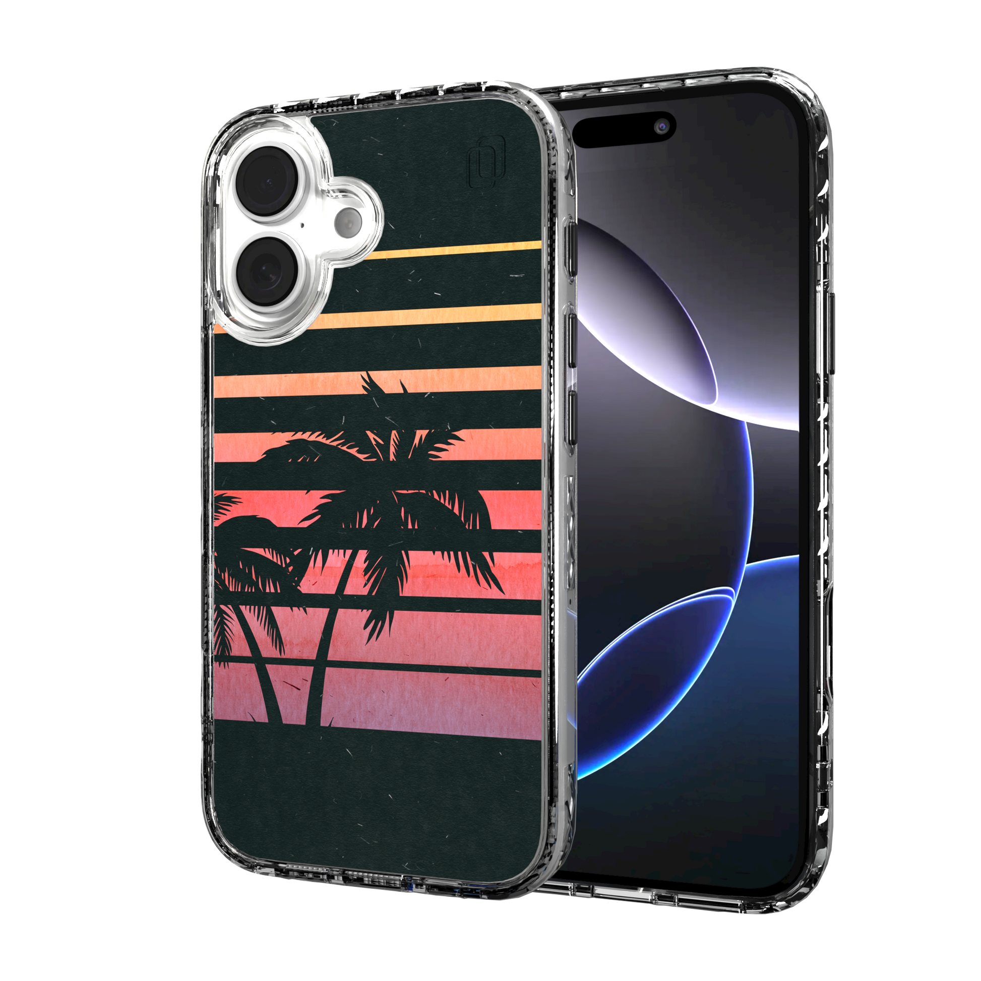 iPhone 16 Series | MagSafe | Summer Vibes Case Collection | Beach Sunset Beach Sunset / iPhone 16 / Clear