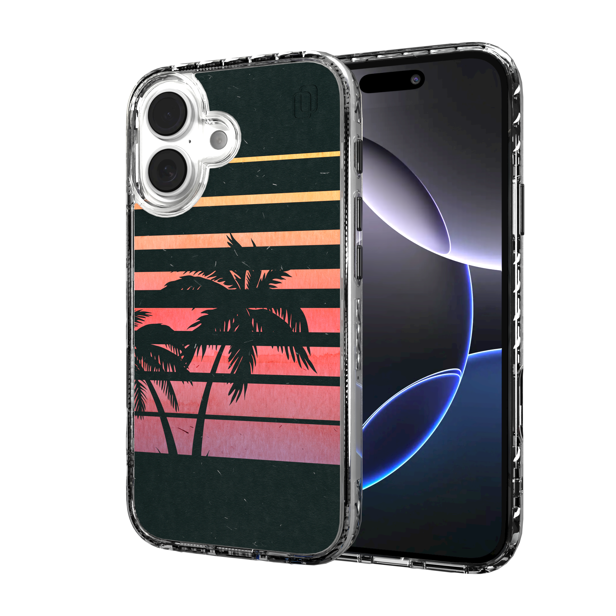iPhone 16 Series | MagSafe | Summer Vibes Case Collection | Beach Sunset Beach Sunset / iPhone 16 / Clear