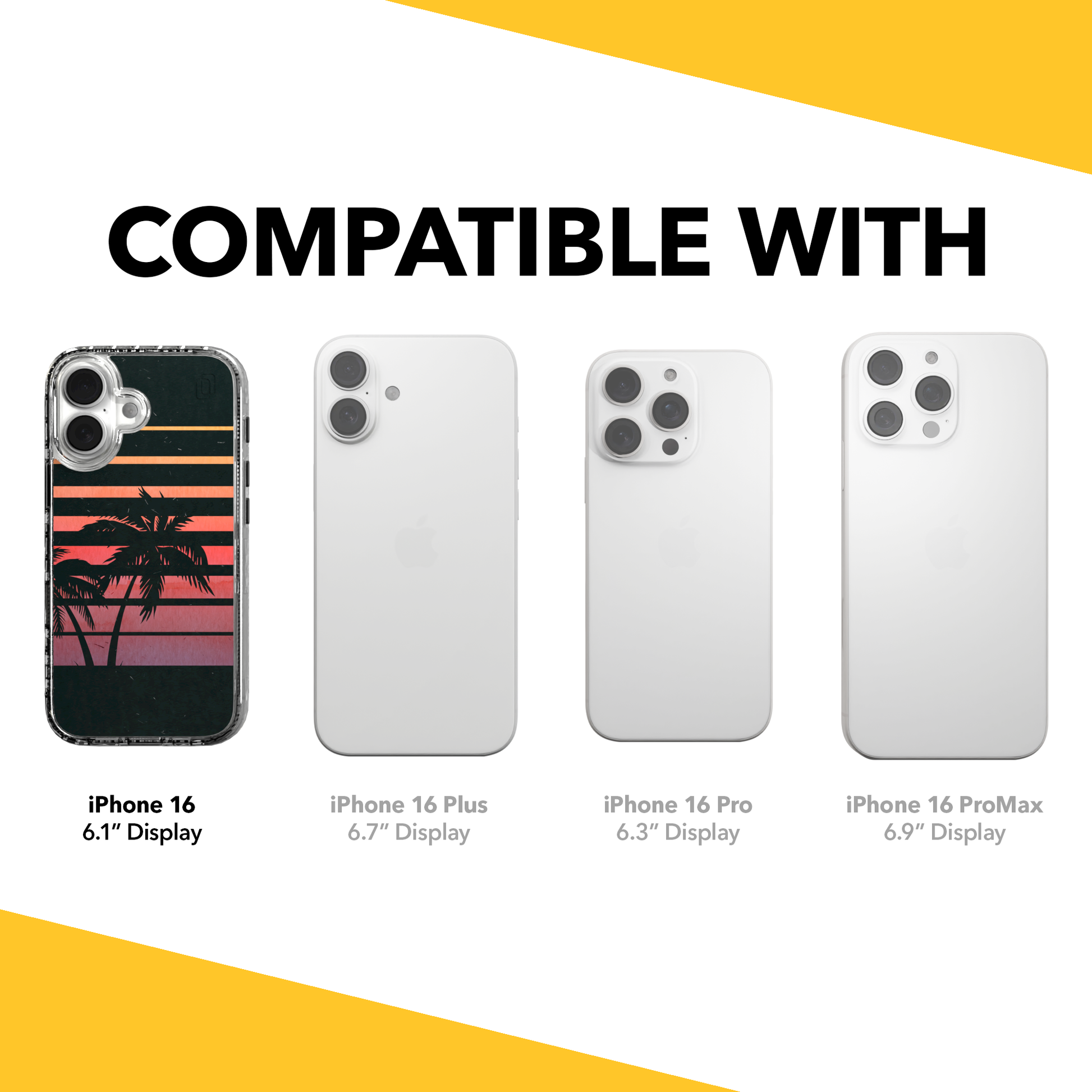 iPhone 16 Series | MagSafe | Summer Vibes Case Collection | Beach Sunset Beach Sunset / iPhone 16 / Clear