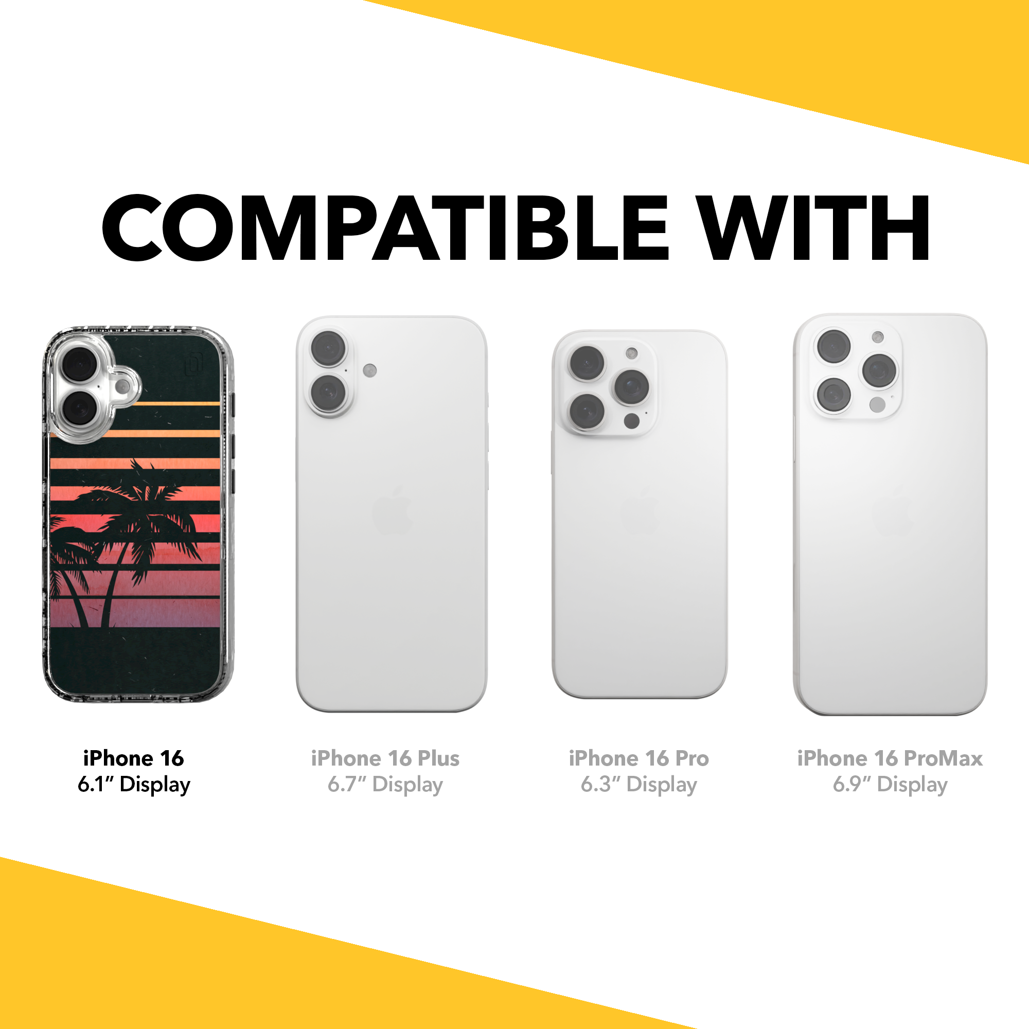 iPhone 16 Series | MagSafe | Summer Vibes Case Collection | Beach Sunset Beach Sunset / iPhone 16 / Clear