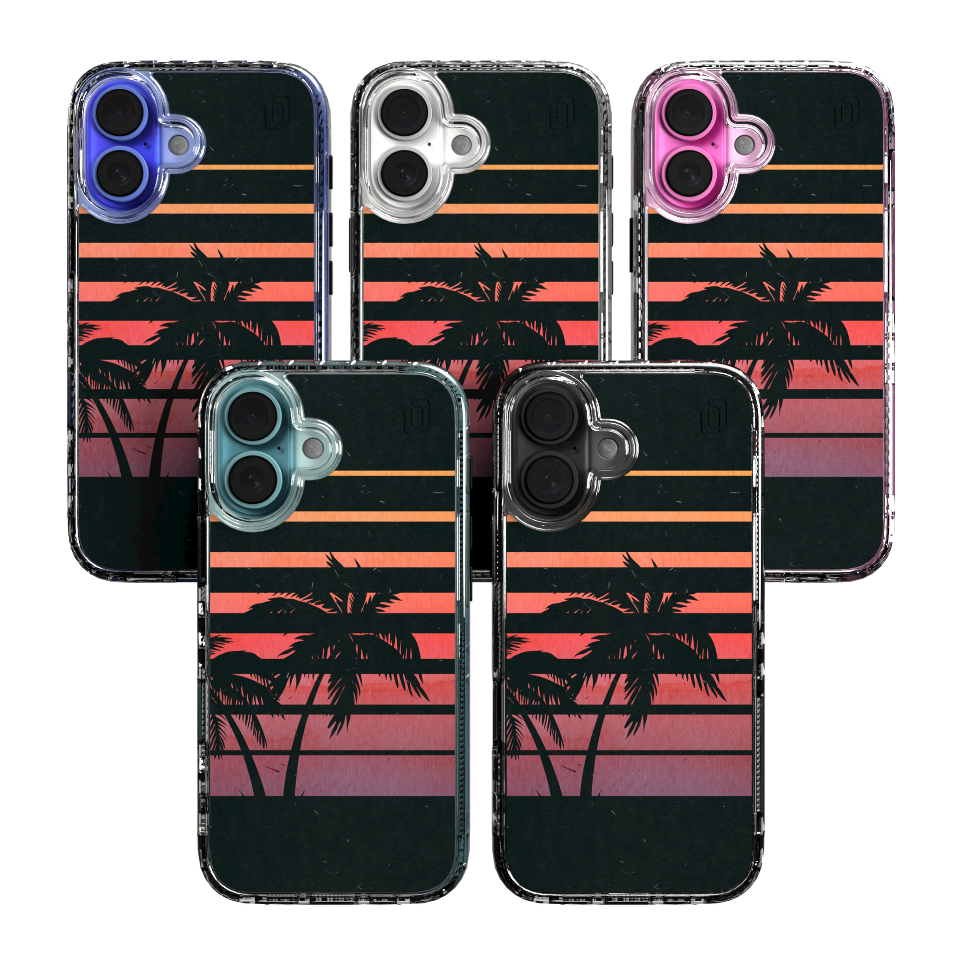 iPhone 16 Series | MagSafe | Summer Vibes Case Collection | Beach Sunset Beach Sunset / iPhone 16 / Clear