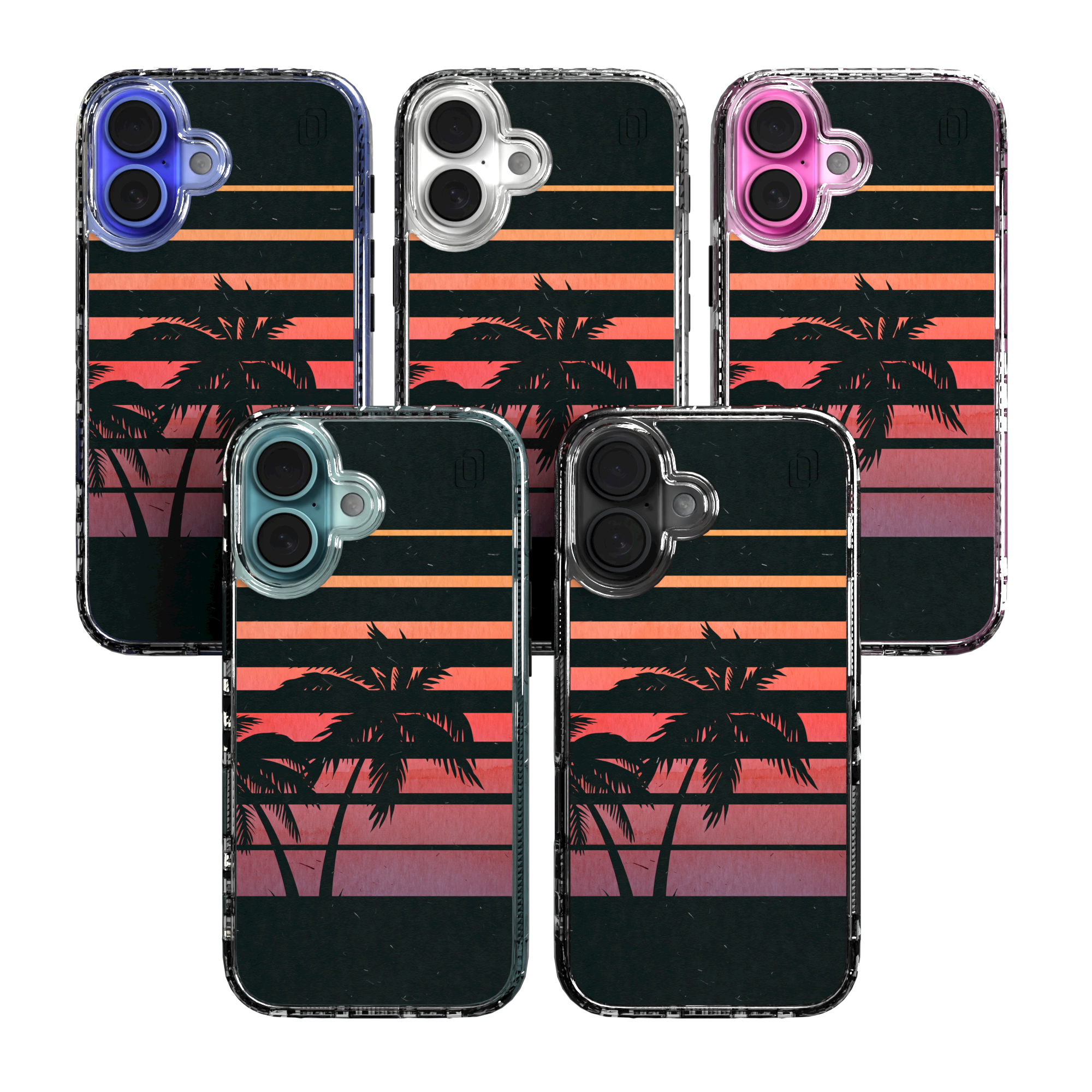 iPhone 16 Series | MagSafe | Summer Vibes Case Collection | Beach Sunset Beach Sunset / iPhone 16 / Clear