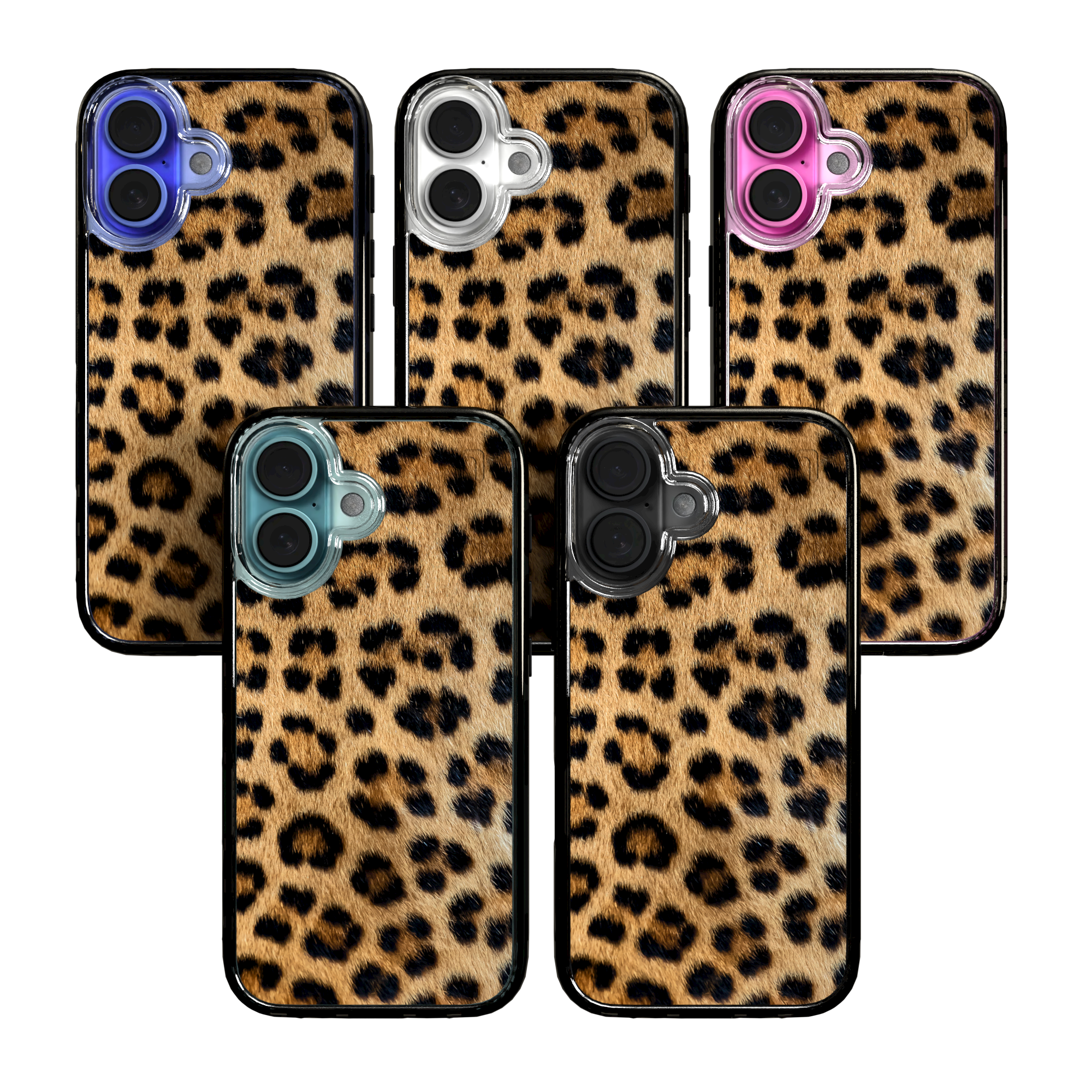 iPhone 16 Series | MagSafe | Animal Print Case | Leopard Print Leopard / iPhone 16 / Black
