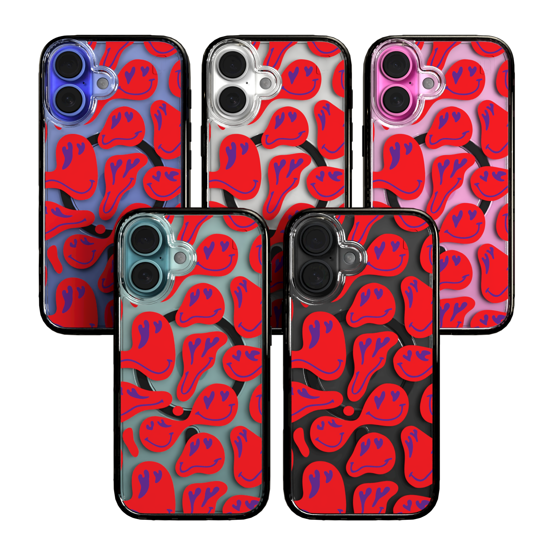 iPhone 16 Series | MagSafe | Heart Collection | Melting Bliss Heart Case Melting Bliss / iPhone 16 / Black