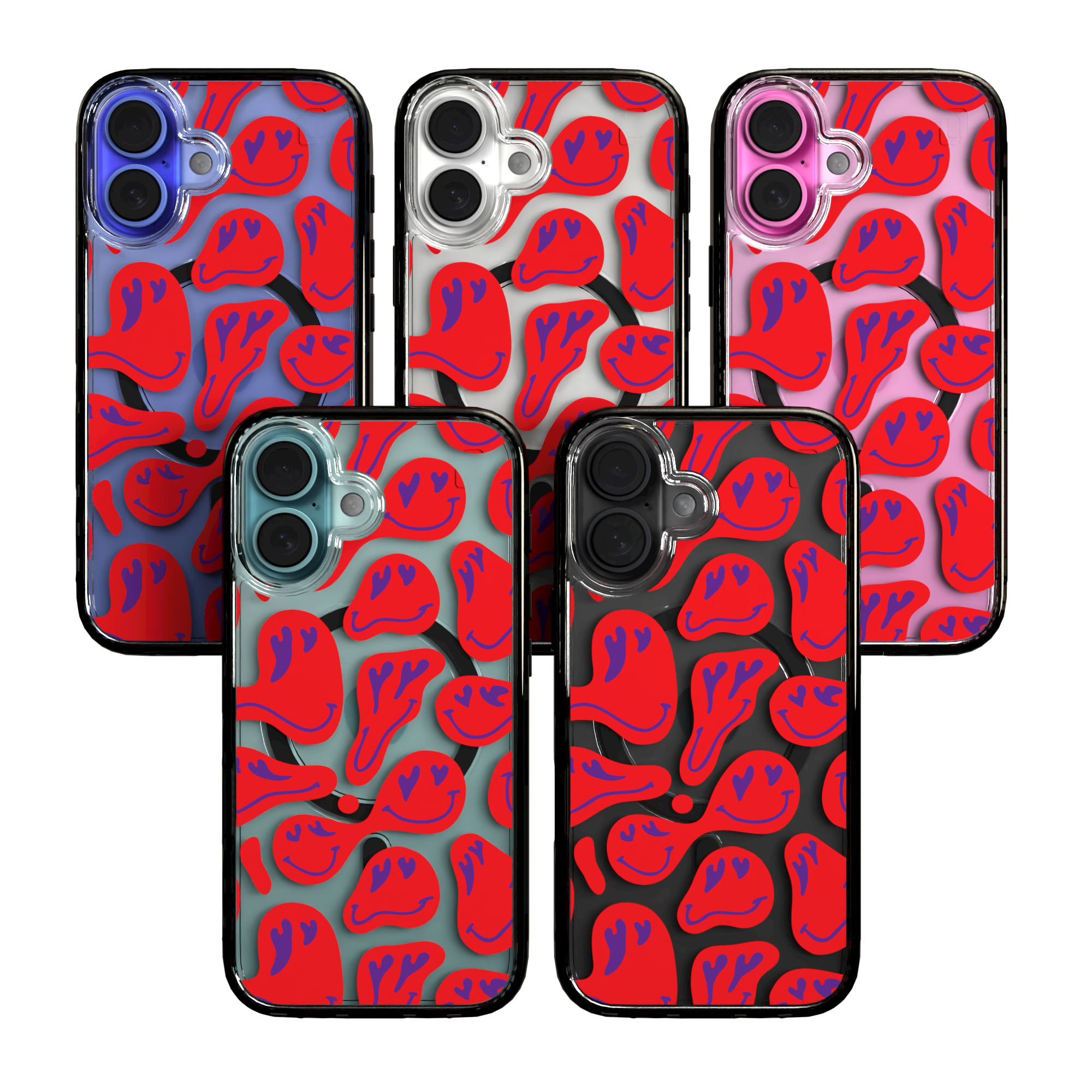iPhone 16 Series | MagSafe | Heart Collection | Melting Bliss Heart Case Melting Bliss / iPhone 16 / Black