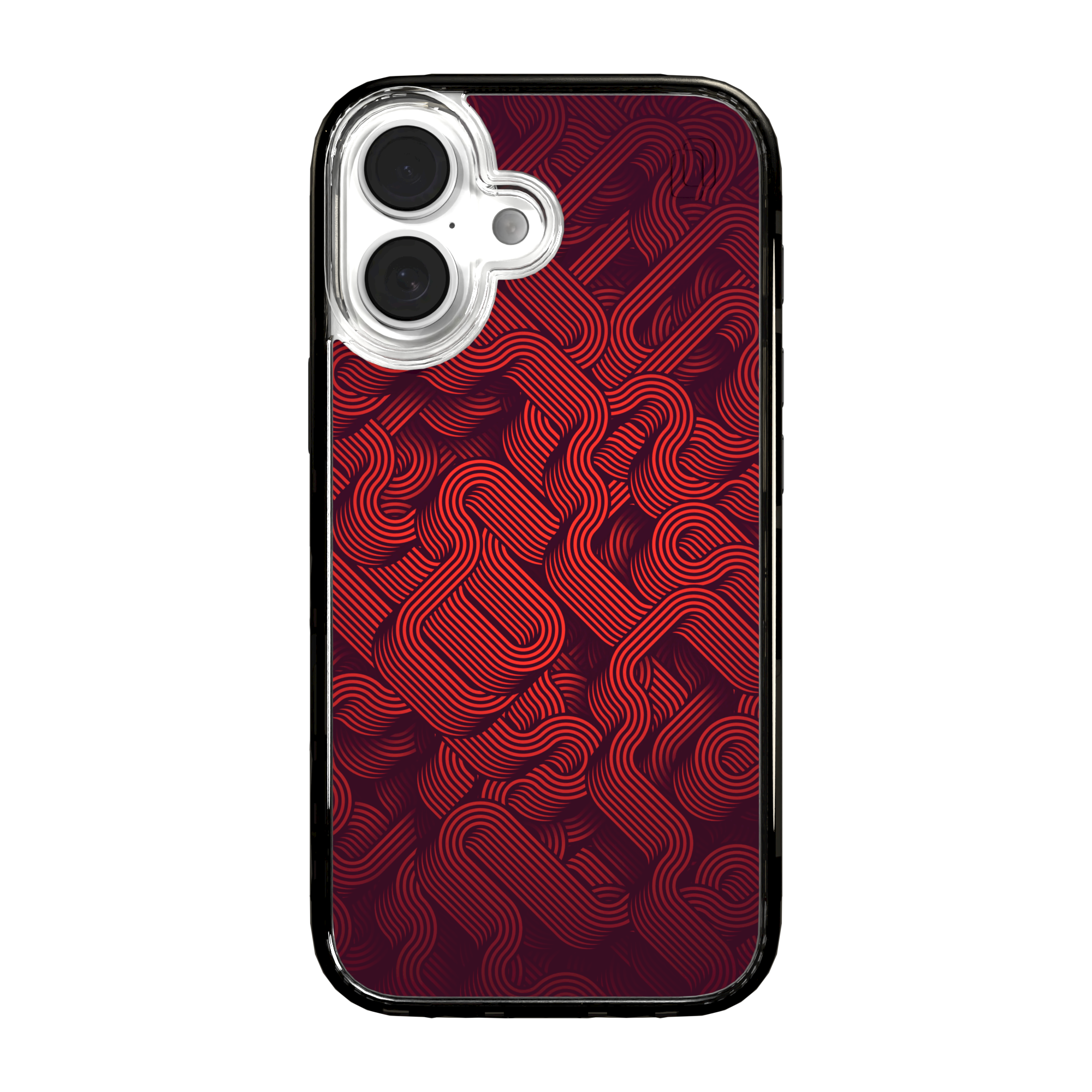 iPhone 16 Series | MagSafe | Monochromatic Case Designs | Red Dimensions Red Dimensions / iPhone 16 / Black