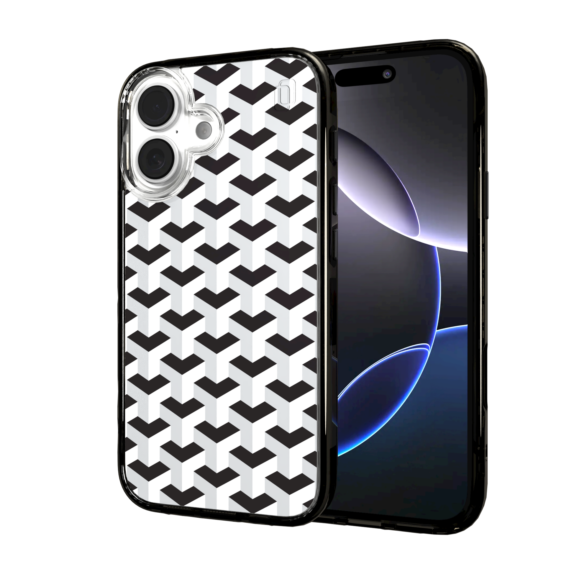 iPhone 16 Series | MagSafe | Monochromatic Case Designs | Infinite Stairway Infinite Stairway / iPhone 16 / Black