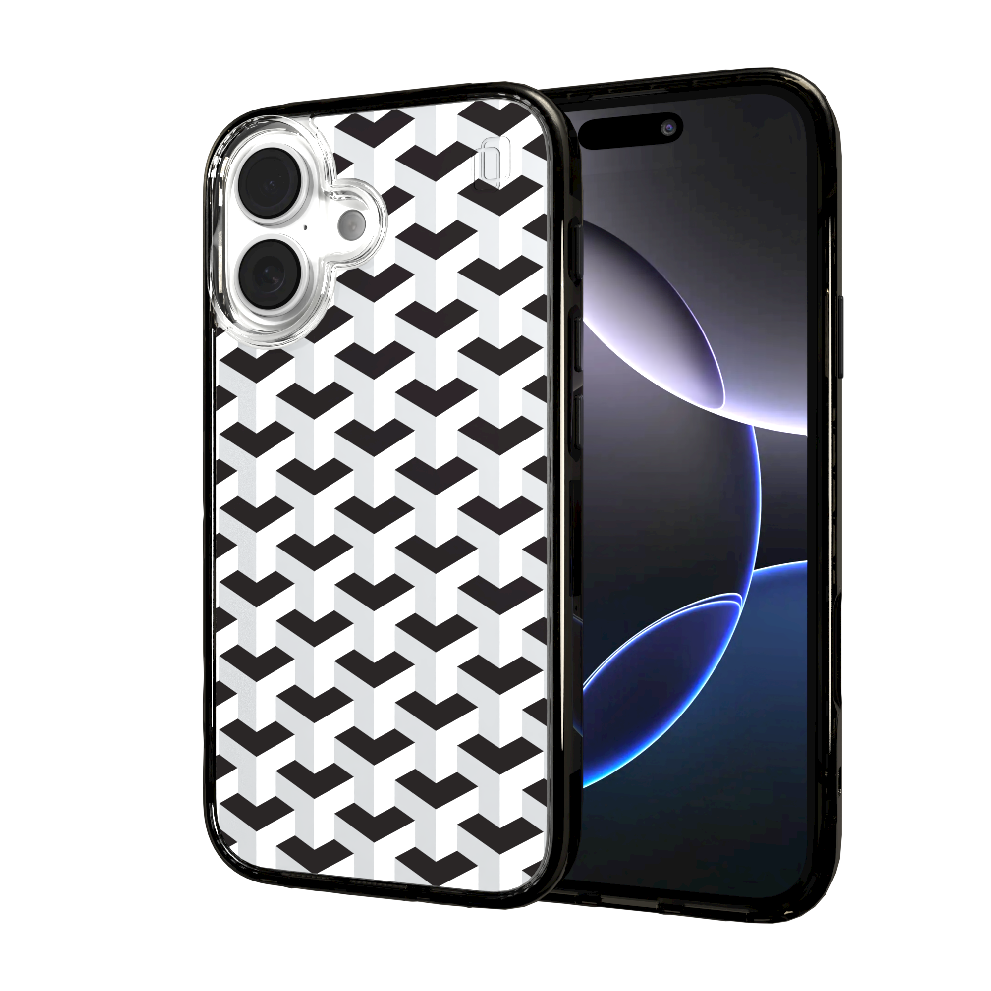 iPhone 16 Series | MagSafe | Monochromatic Case Designs | Infinite Stairway Infinite Stairway / iPhone 16 / Black