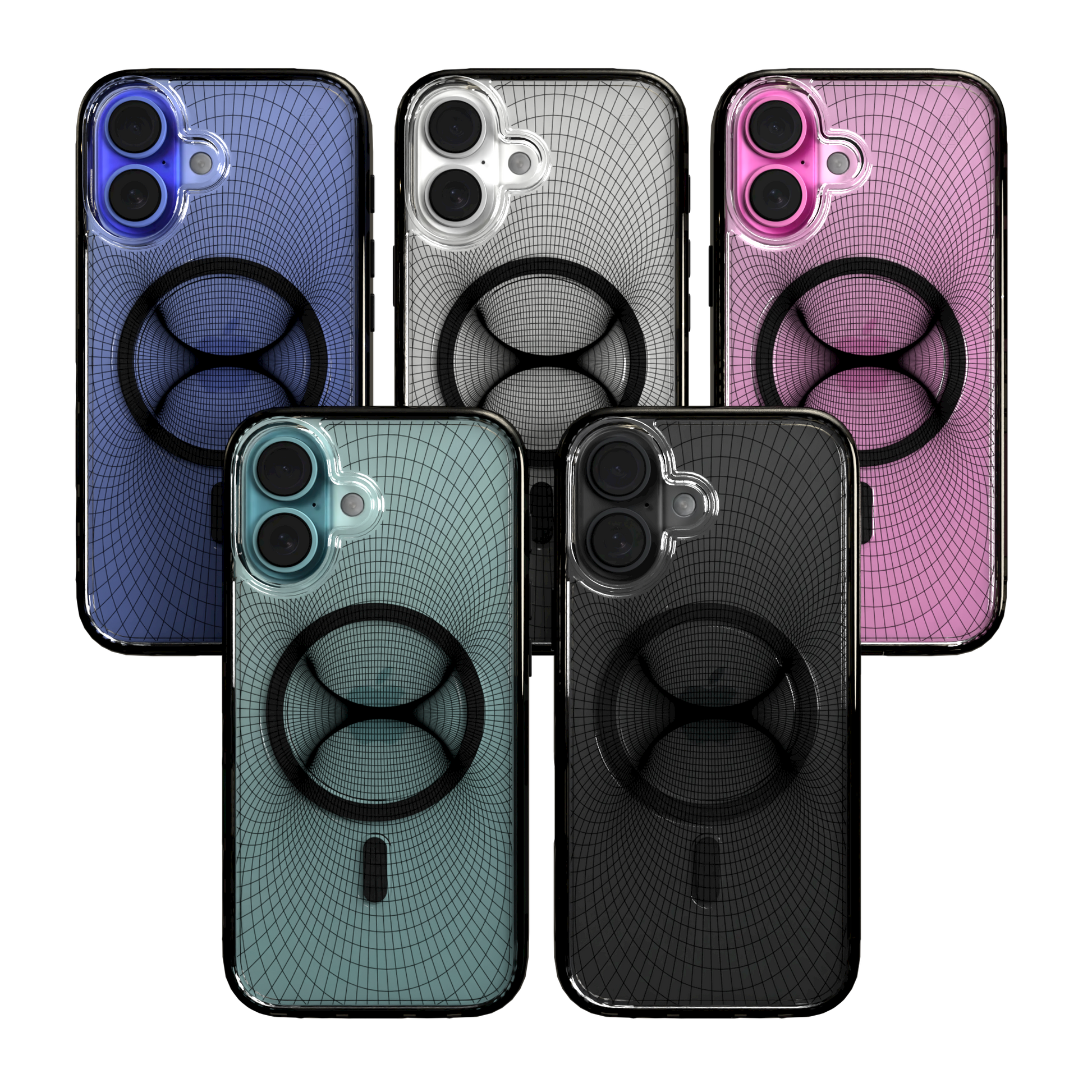 iPhone 16 Series | MagSafe | Monochromatic Case Designs | Symmetry Symmetry / iPhone 16 / Black