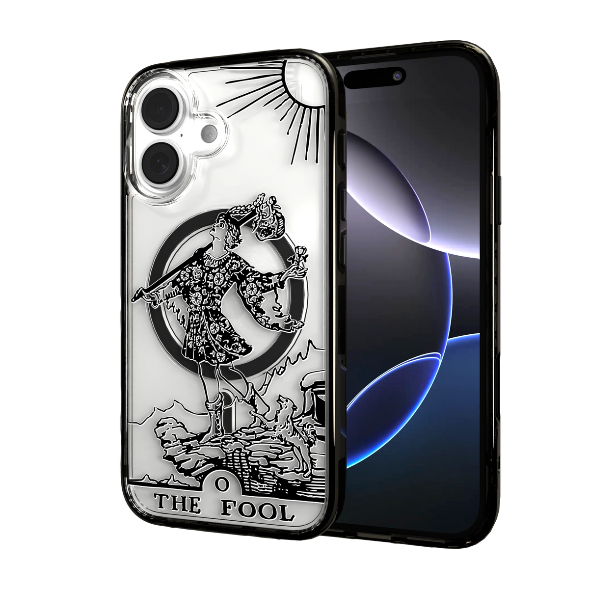 iPhone 16 Series | MagSafe | Tarot Collection | The Fool The Fool - Line / iPhone 16 / Black