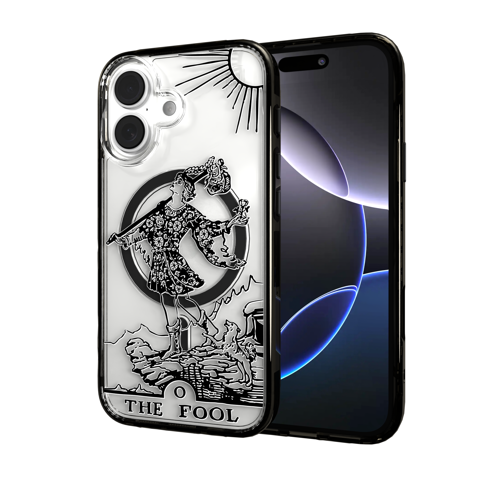 iPhone 16 Series | MagSafe | Tarot Collection | The Fool The Fool - Line / iPhone 16 / Black