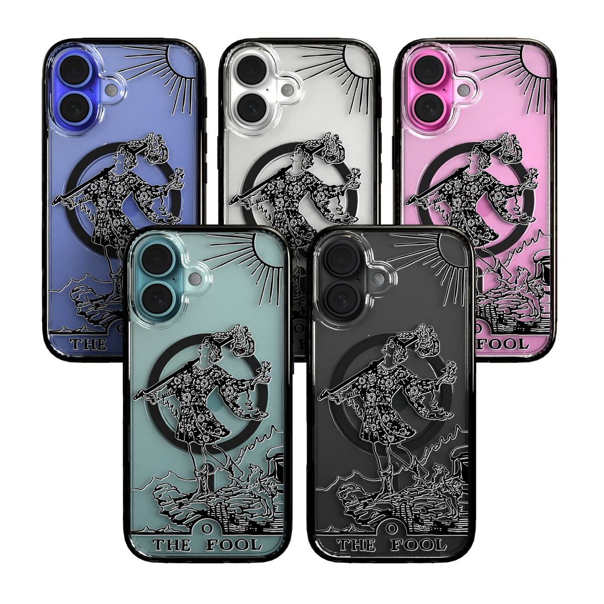 iPhone 16 Series | MagSafe | Tarot Collection | The Fool The Fool - Line / iPhone 16 / Black