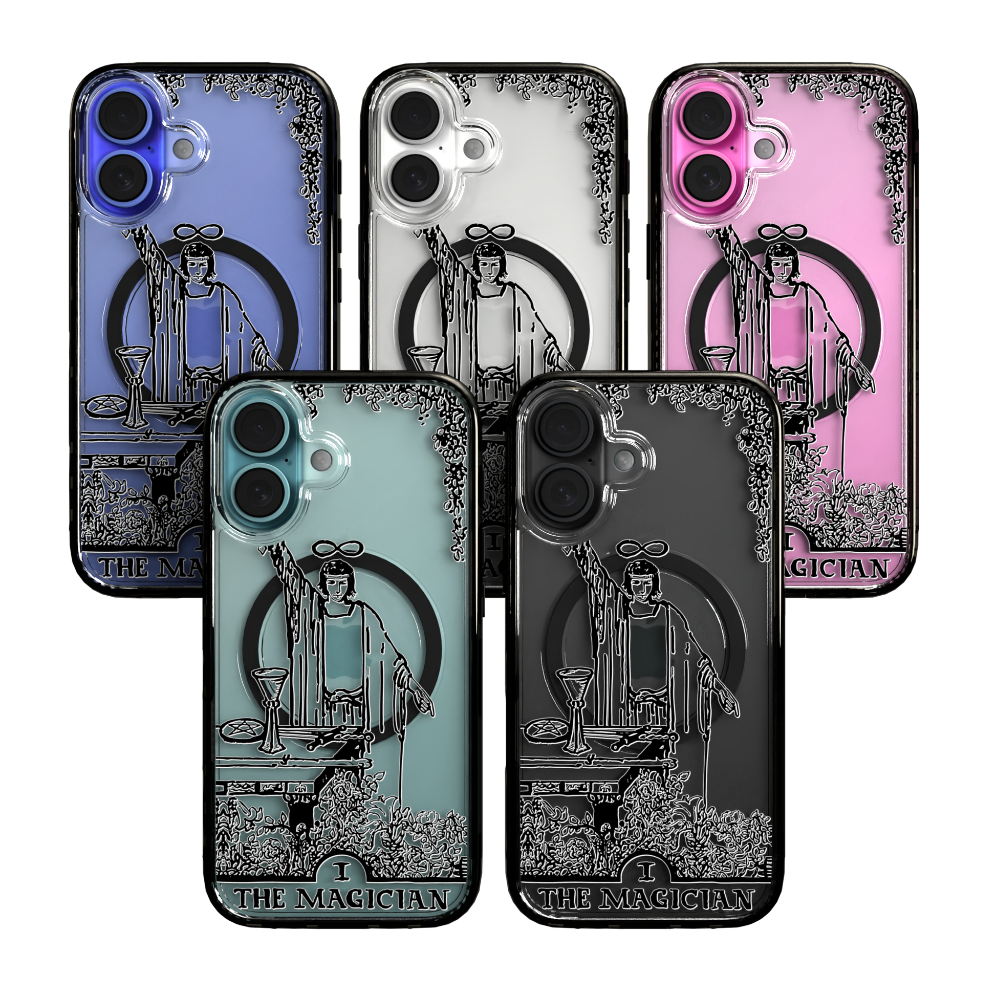 iPhone 16 Series | MagSafe | Tarot Collection | The Magician The Magician - Line / iPhone 16 / Black