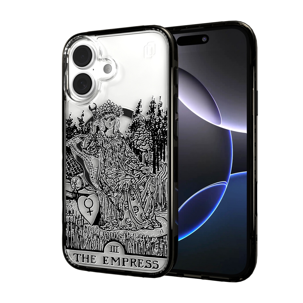 iPhone 16 Series | MagSafe | Tarot Collection | The Empress The Empress - Line / iPhone 16 / Black