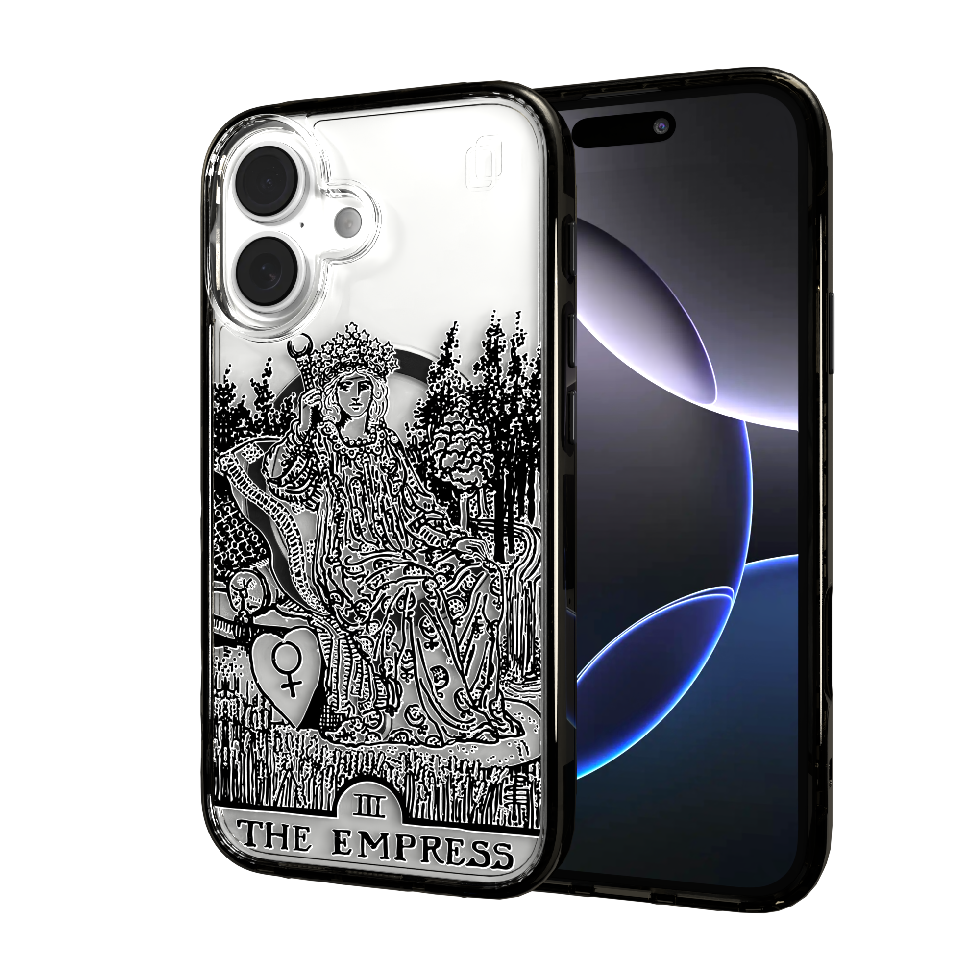 iPhone 16 Series | MagSafe | Tarot Collection | The Empress The Empress - Line / iPhone 16 / Black