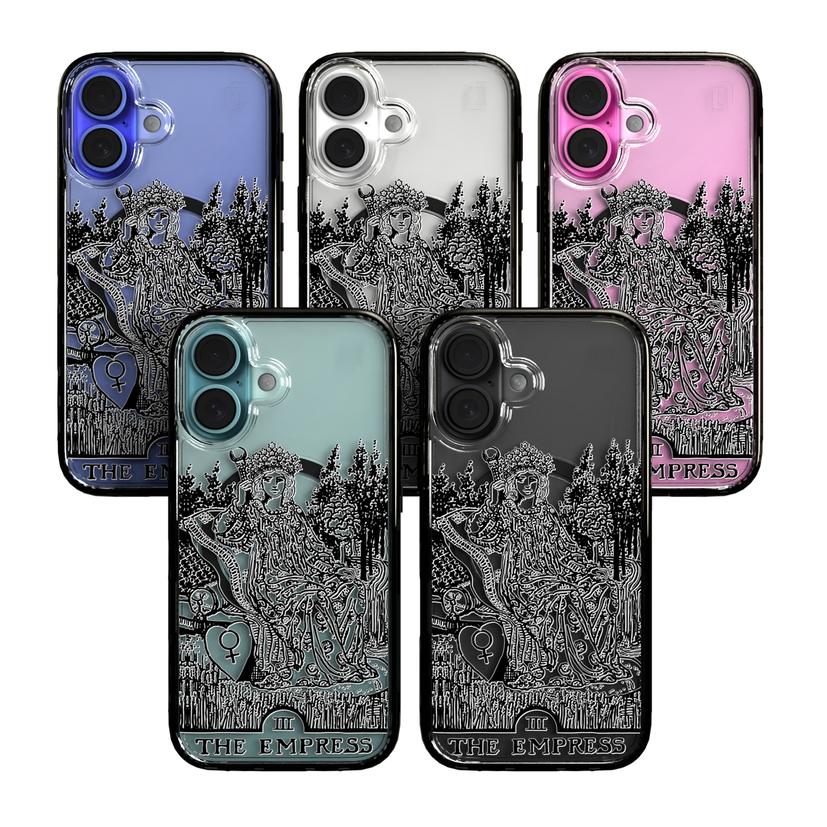 iPhone 16 Series | MagSafe | Tarot Collection | The Empress The Empress - Line / iPhone 16 / Black