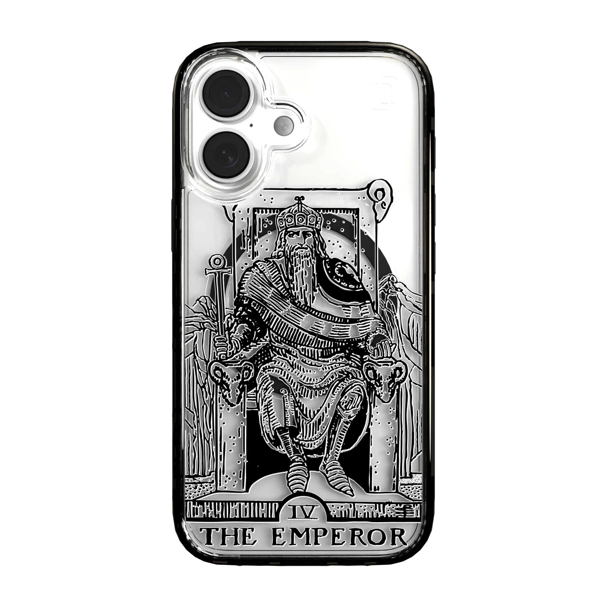 iPhone 16 Series | MagSafe | Tarot Collection | The Emperor The Emperor - Line / iPhone 16 / Black