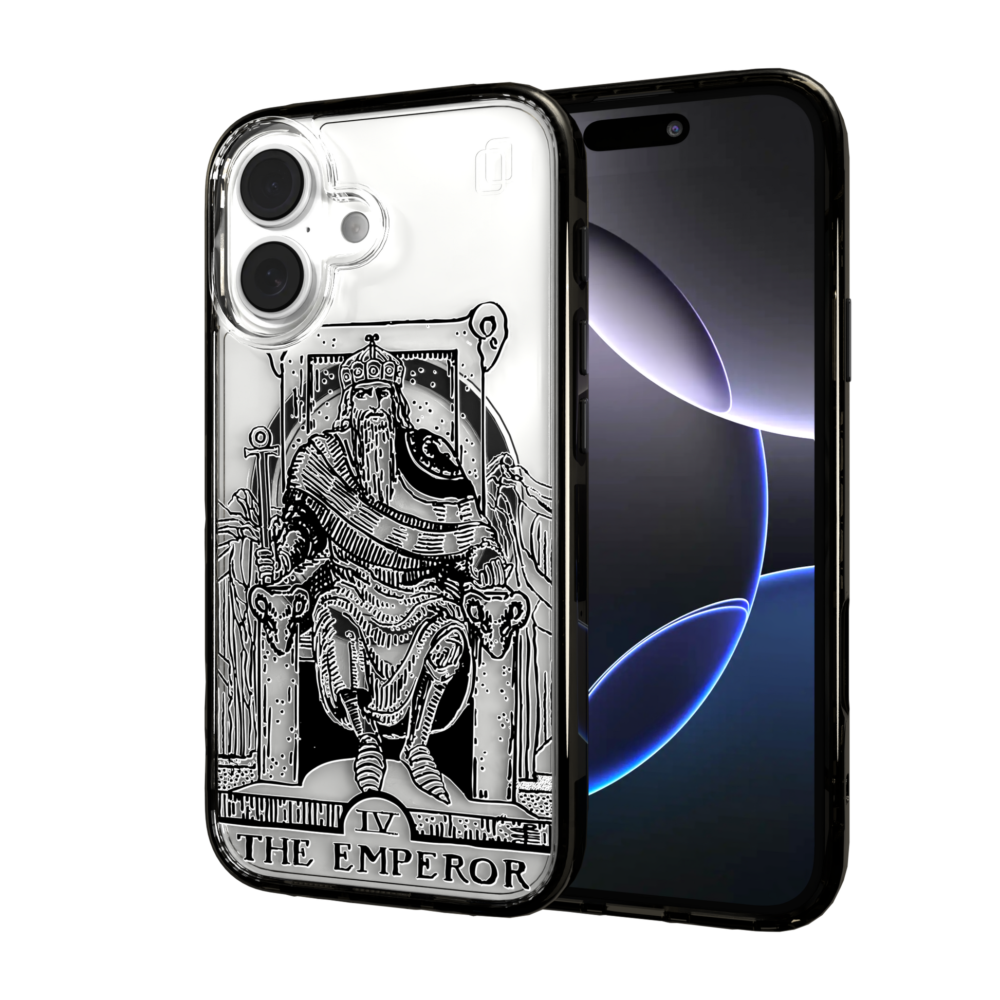 iPhone 16 Series | MagSafe | Tarot Collection | The Emperor The Emperor - Line / iPhone 16 / Black