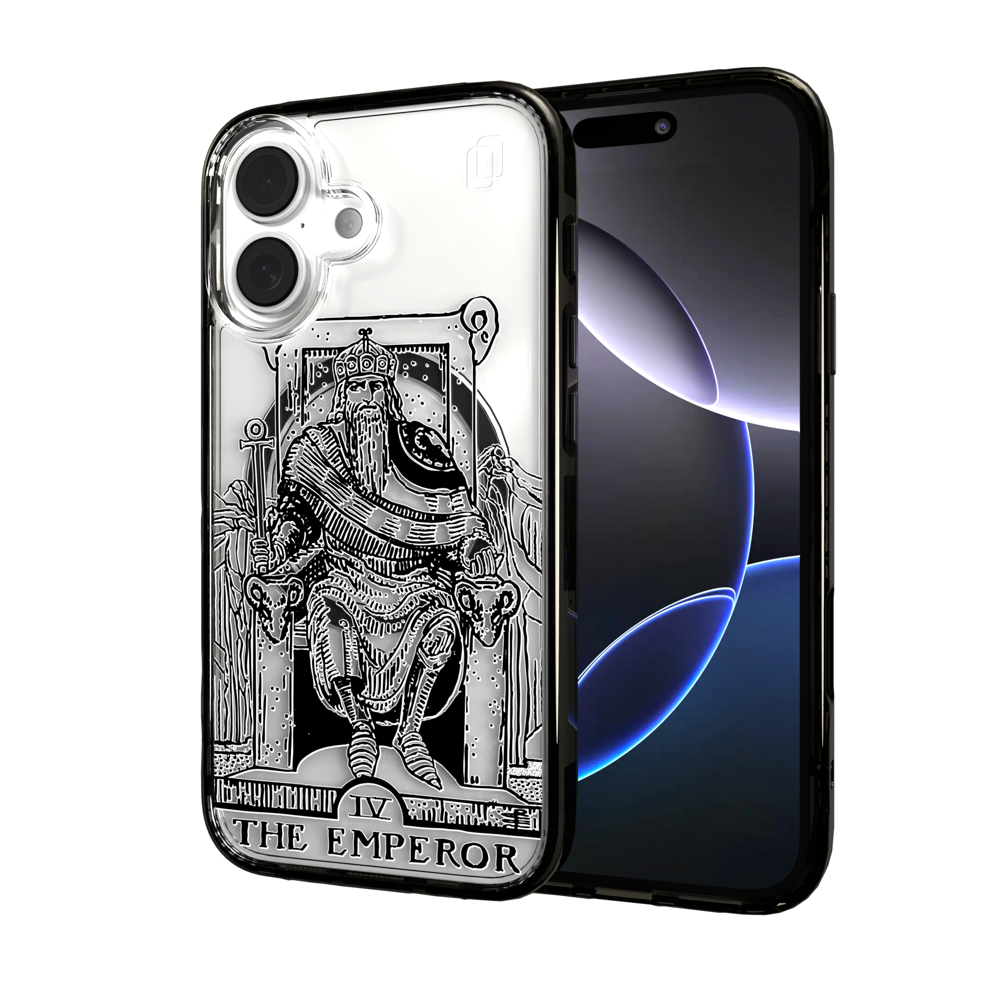iPhone 16 Series | MagSafe | Tarot Collection | The Emperor The Emperor - Line / iPhone 16 / Black