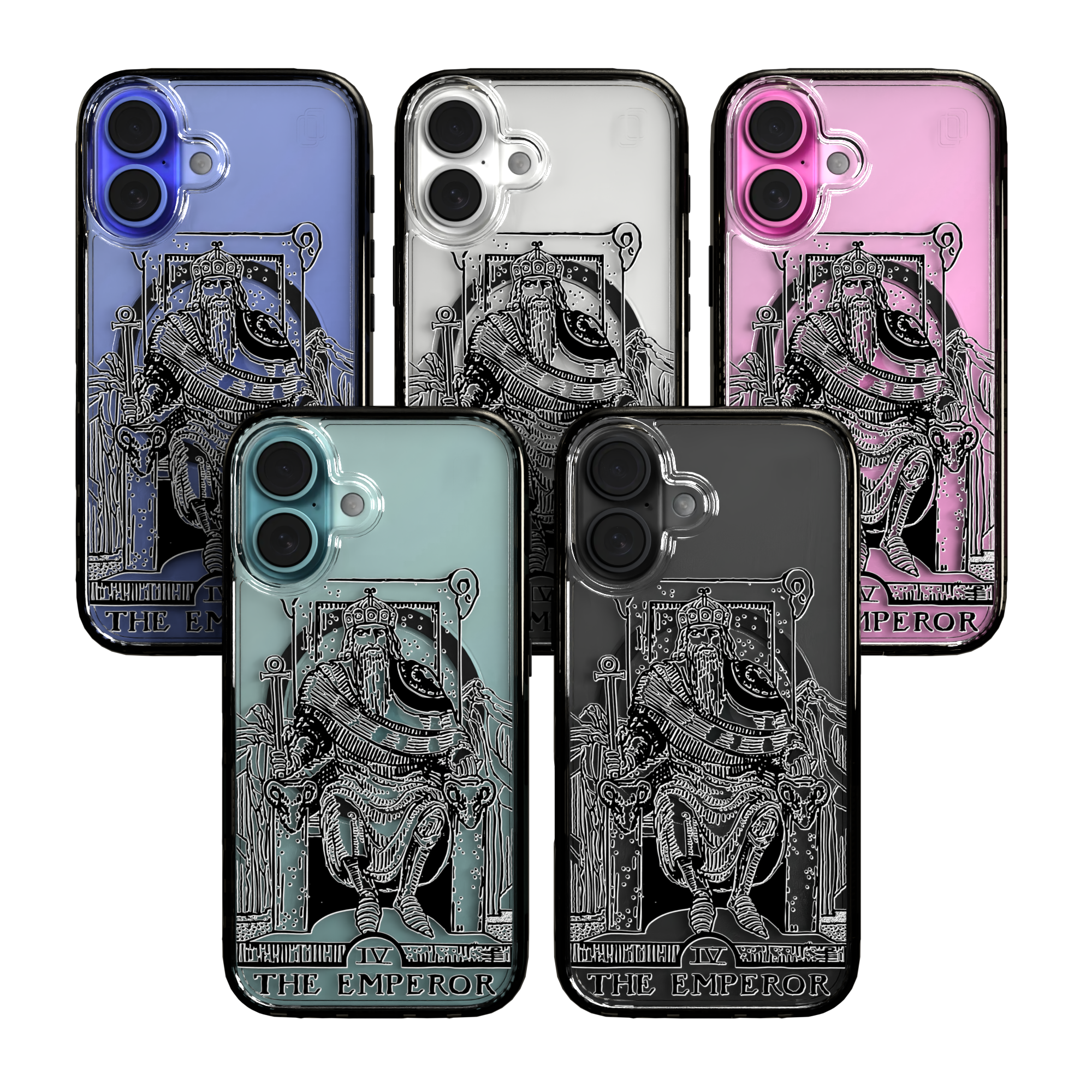 iPhone 16 Series | MagSafe | Tarot Collection | The Emperor The Emperor - Line / iPhone 16 / Black