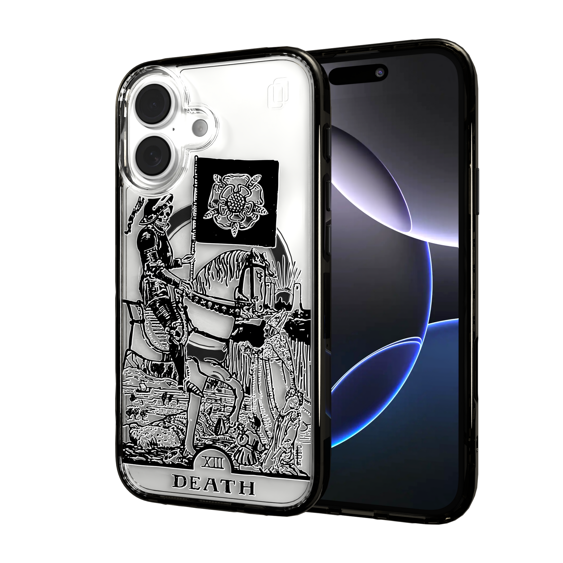 iPhone 16 Series | MagSafe | Tarot Collection | Death Death - Line / iPhone 16 / Black