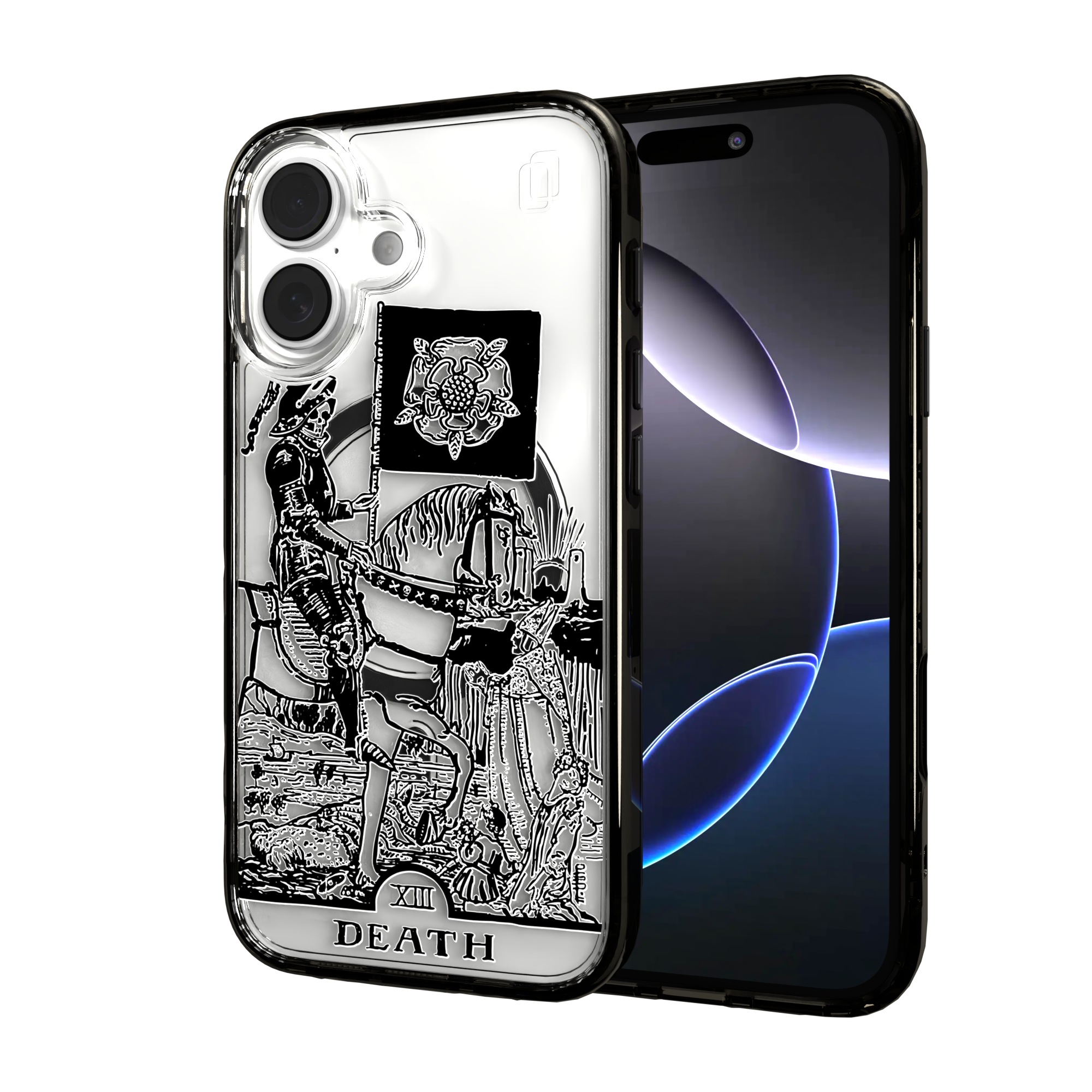 iPhone 16 Series | MagSafe | Tarot Collection | Death Death - Line / iPhone 16 / Black