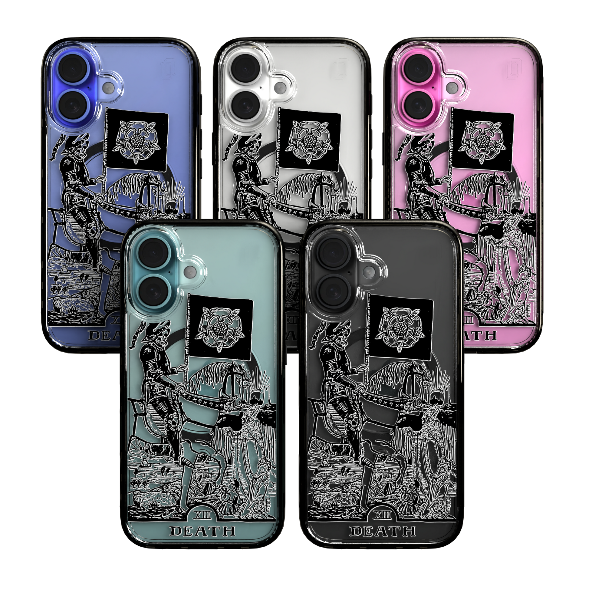 iPhone 16 Series | MagSafe | Tarot Collection | Death Death - Line / iPhone 16 / Black