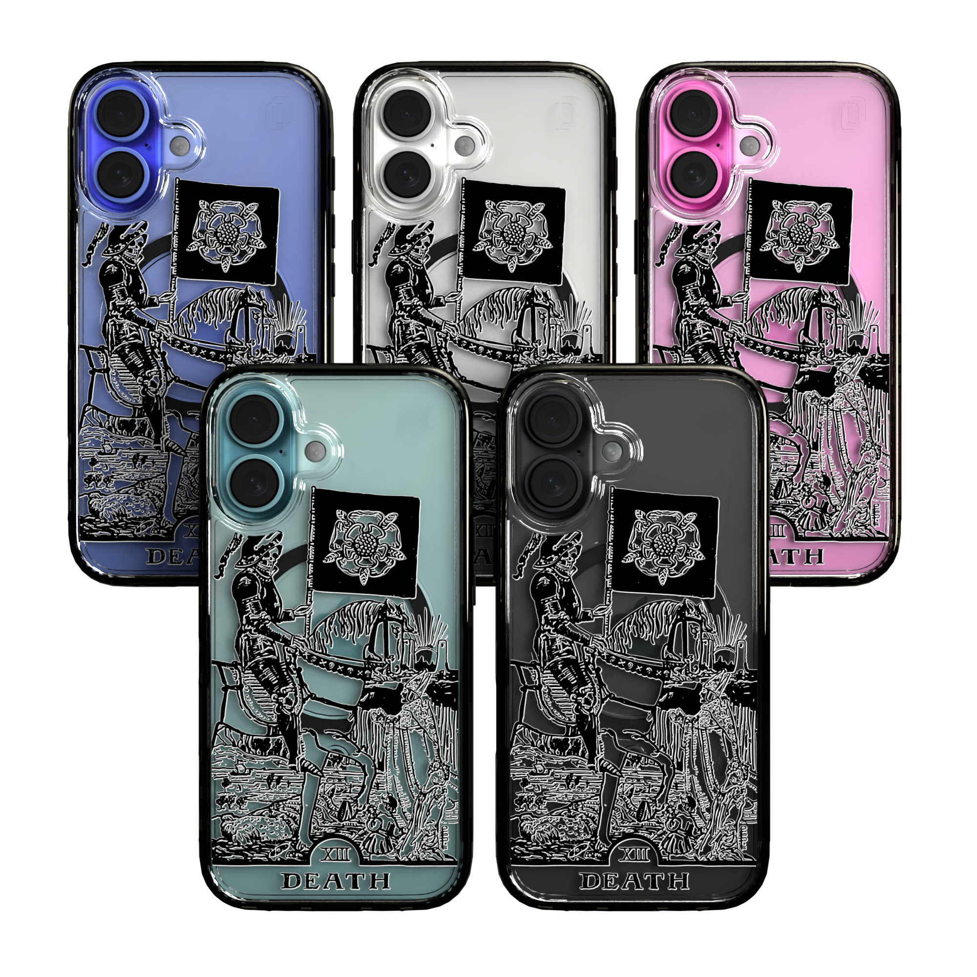 iPhone 16 Series | MagSafe | Tarot Collection | Death Death - Line / iPhone 16 / Black