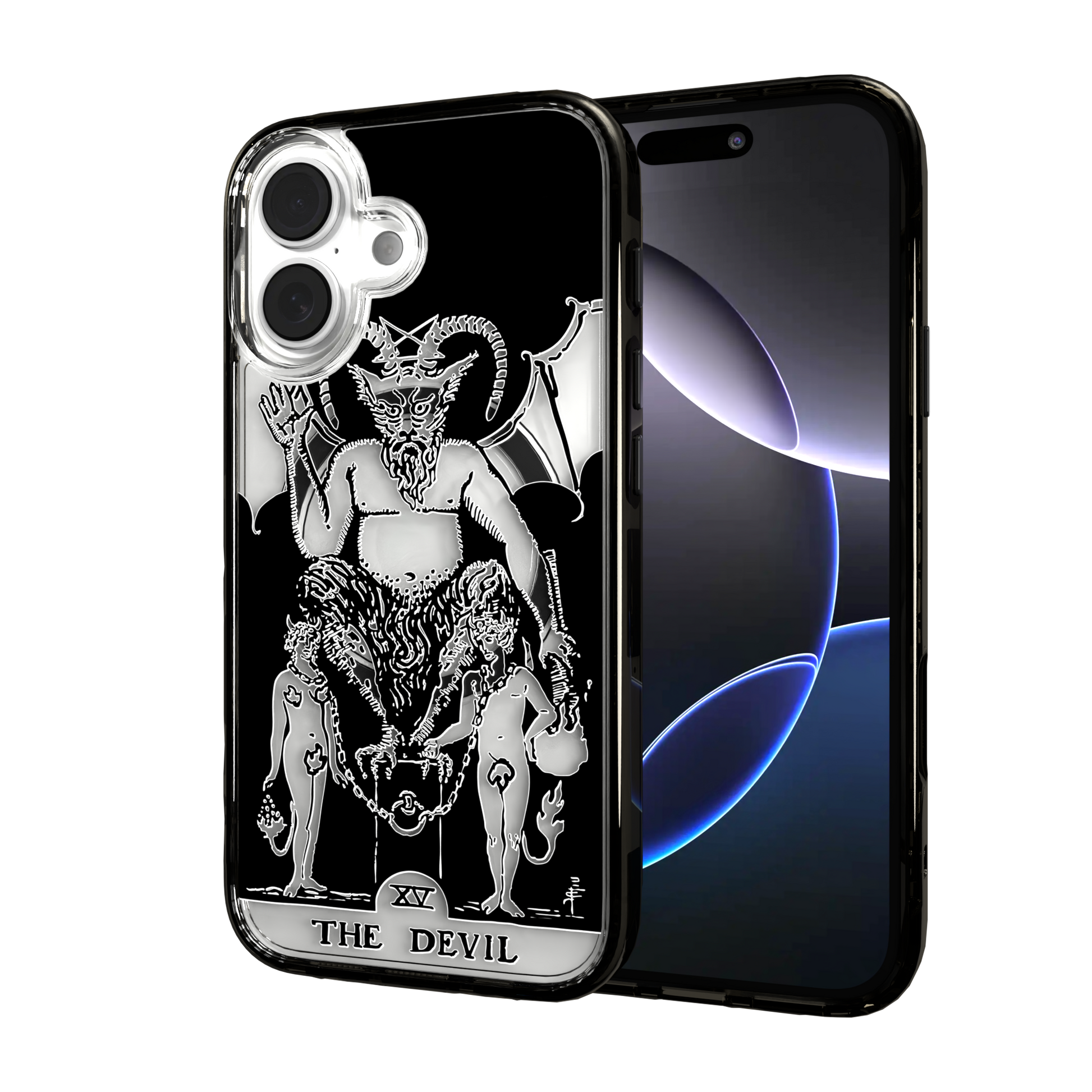 iPhone 16 Series | MagSafe | Tarot Collection | The Devil The Devil - Line / iPhone 16 / Black