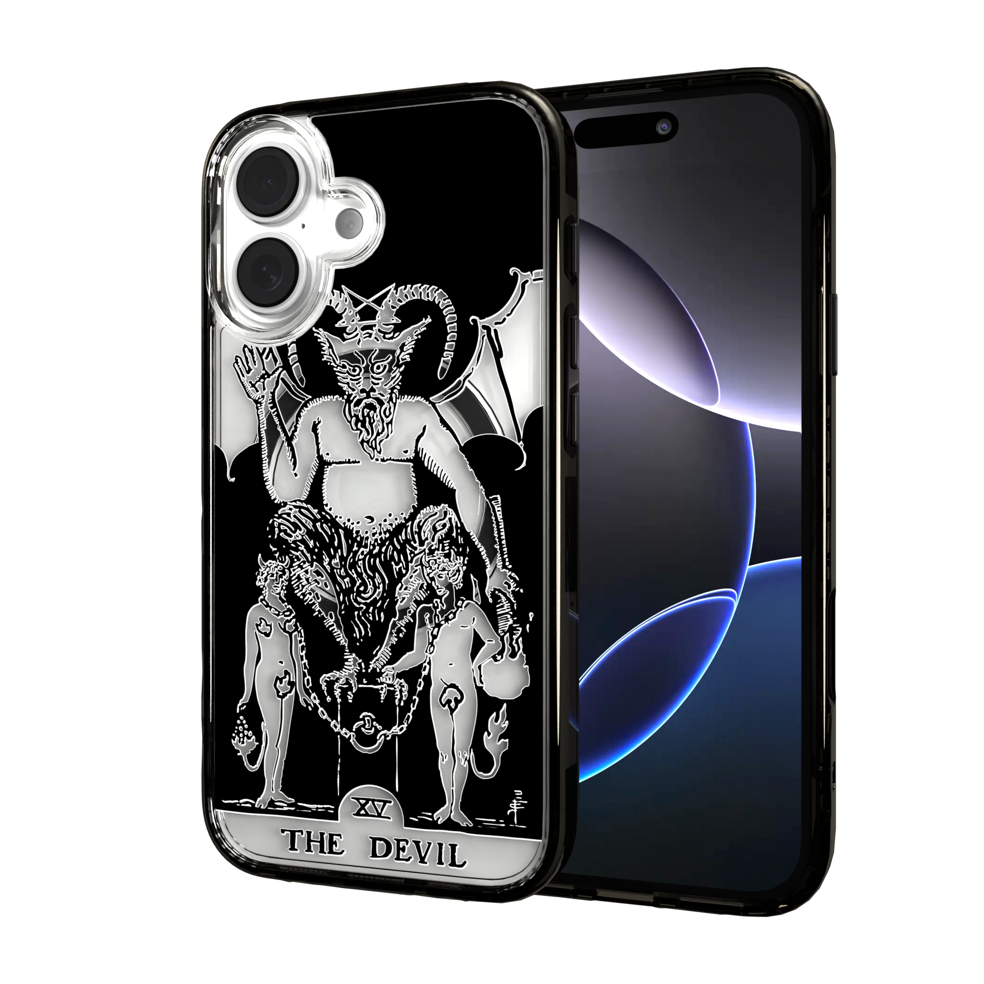 iPhone 16 Series | MagSafe | Tarot Collection | The Devil The Devil - Line / iPhone 16 / Black