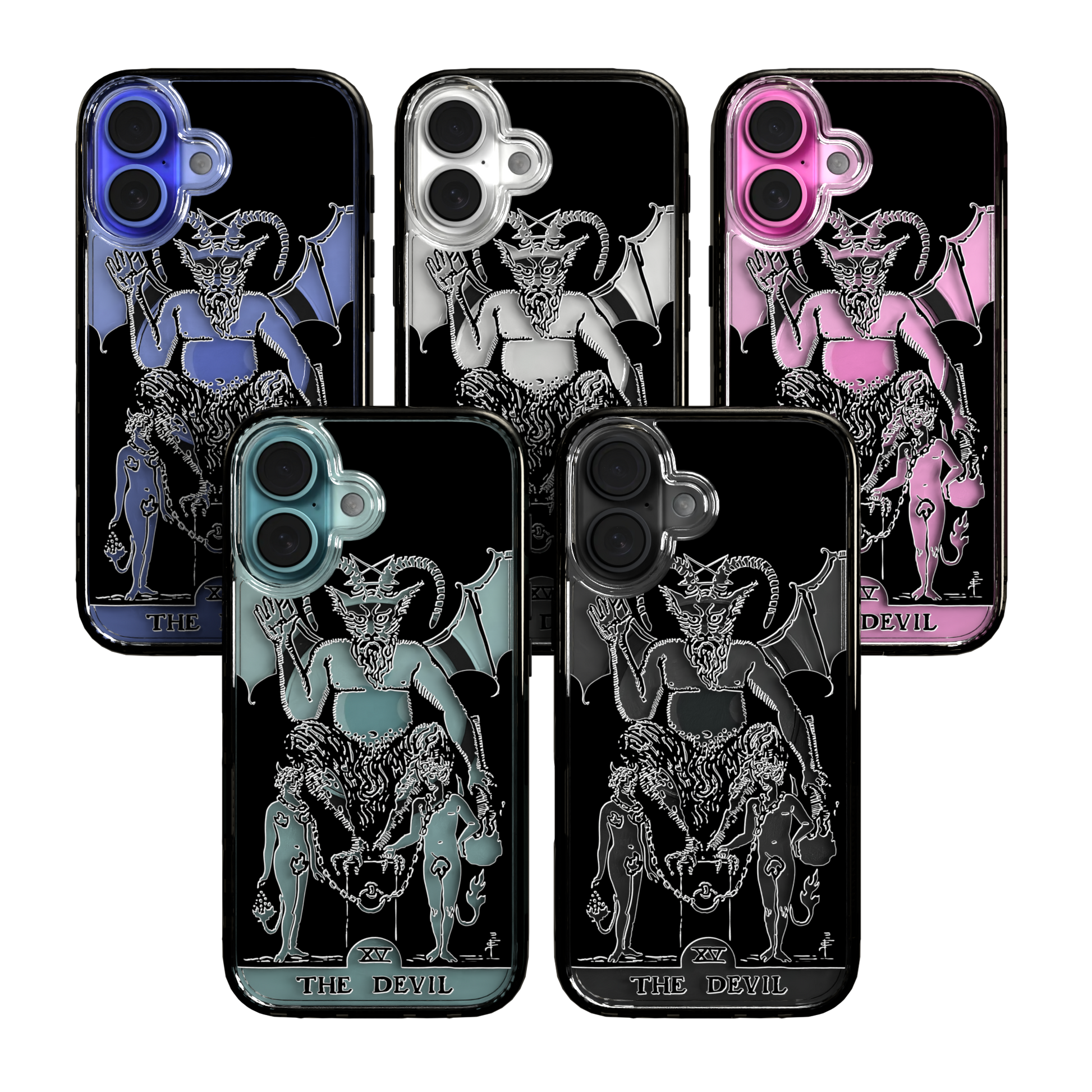 iPhone 16 Series | MagSafe | Tarot Collection | The Devil The Devil - Line / iPhone 16 / Black