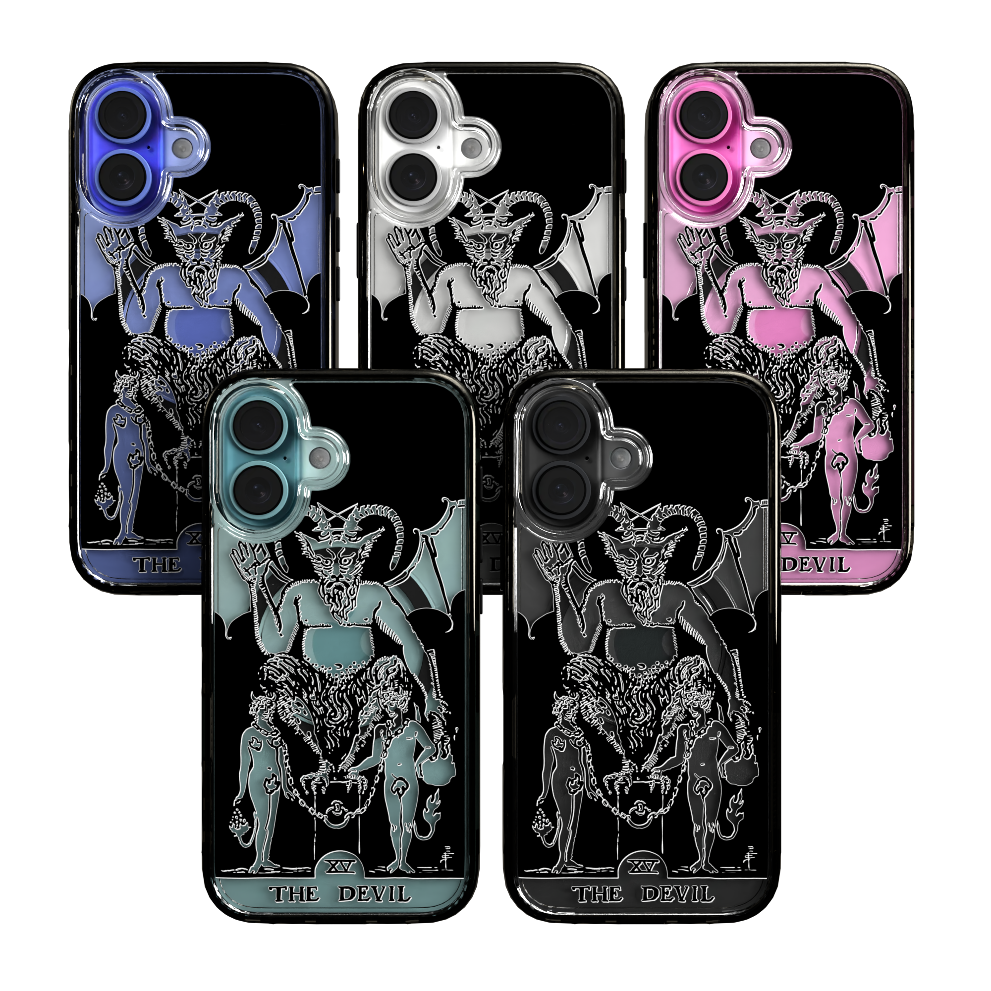 iPhone 16 Series | MagSafe | Tarot Collection | The Devil The Devil - Line / iPhone 16 / Black