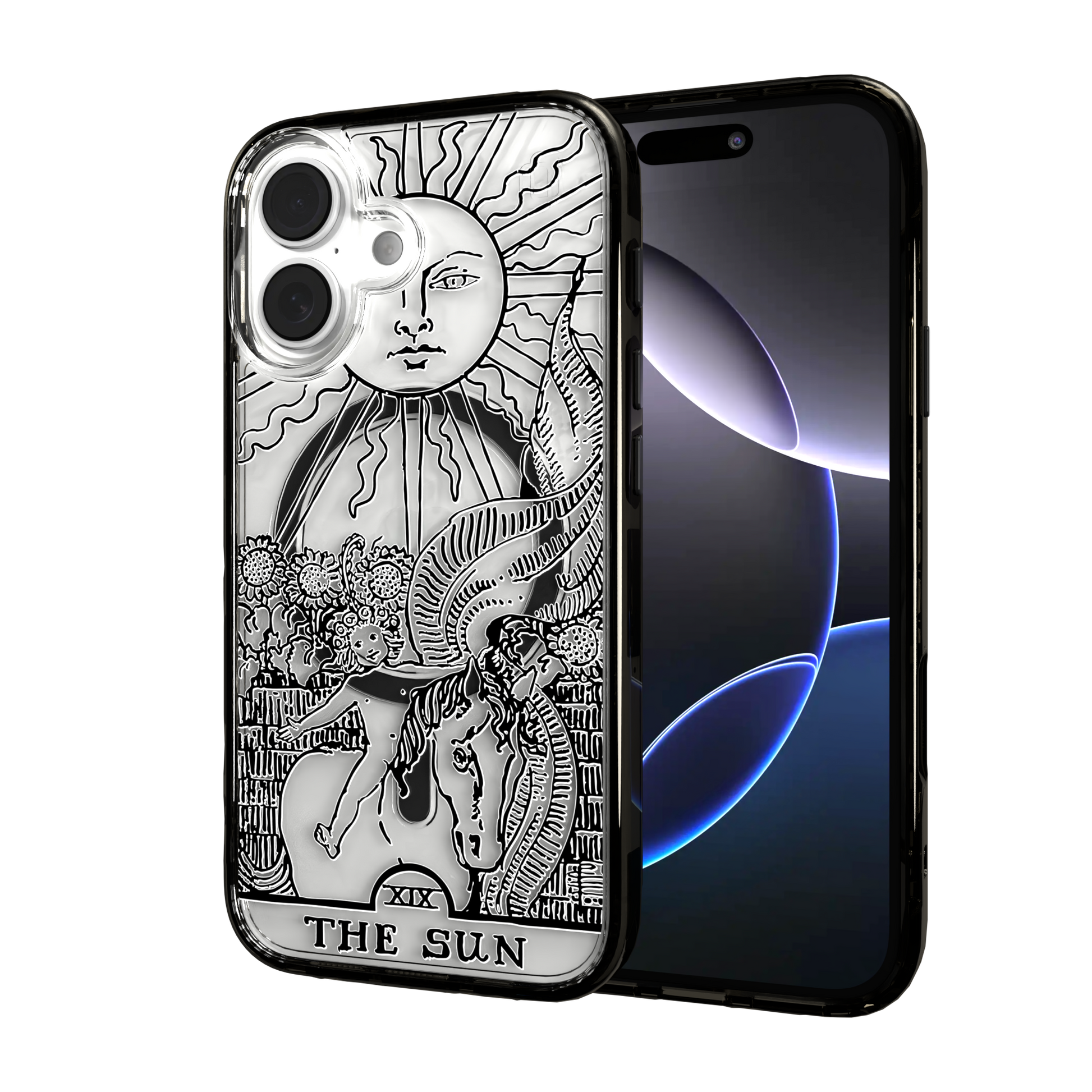 iPhone 16 Series | MagSafe | Tarot Collection | The Sun The Sun - Line / iPhone 16 / Black