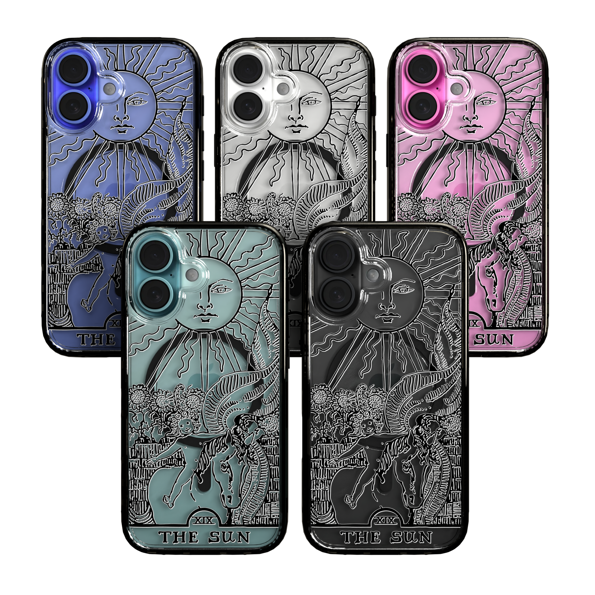 iPhone 16 Series | MagSafe | Tarot Collection | The Sun The Sun - Line / iPhone 16 / Black