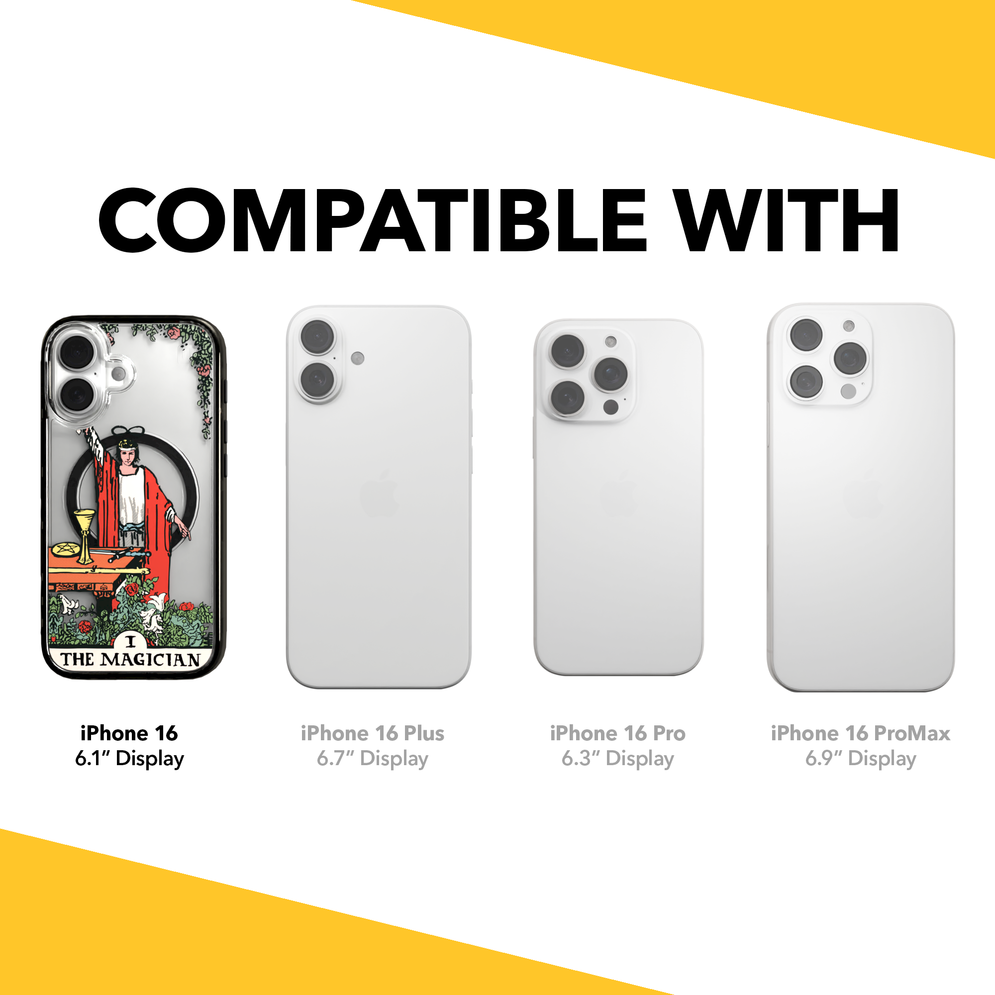 iPhone 16 Series | MagSafe | Tarot Collection | The Magician The Magician - Color / iPhone 16 / Black