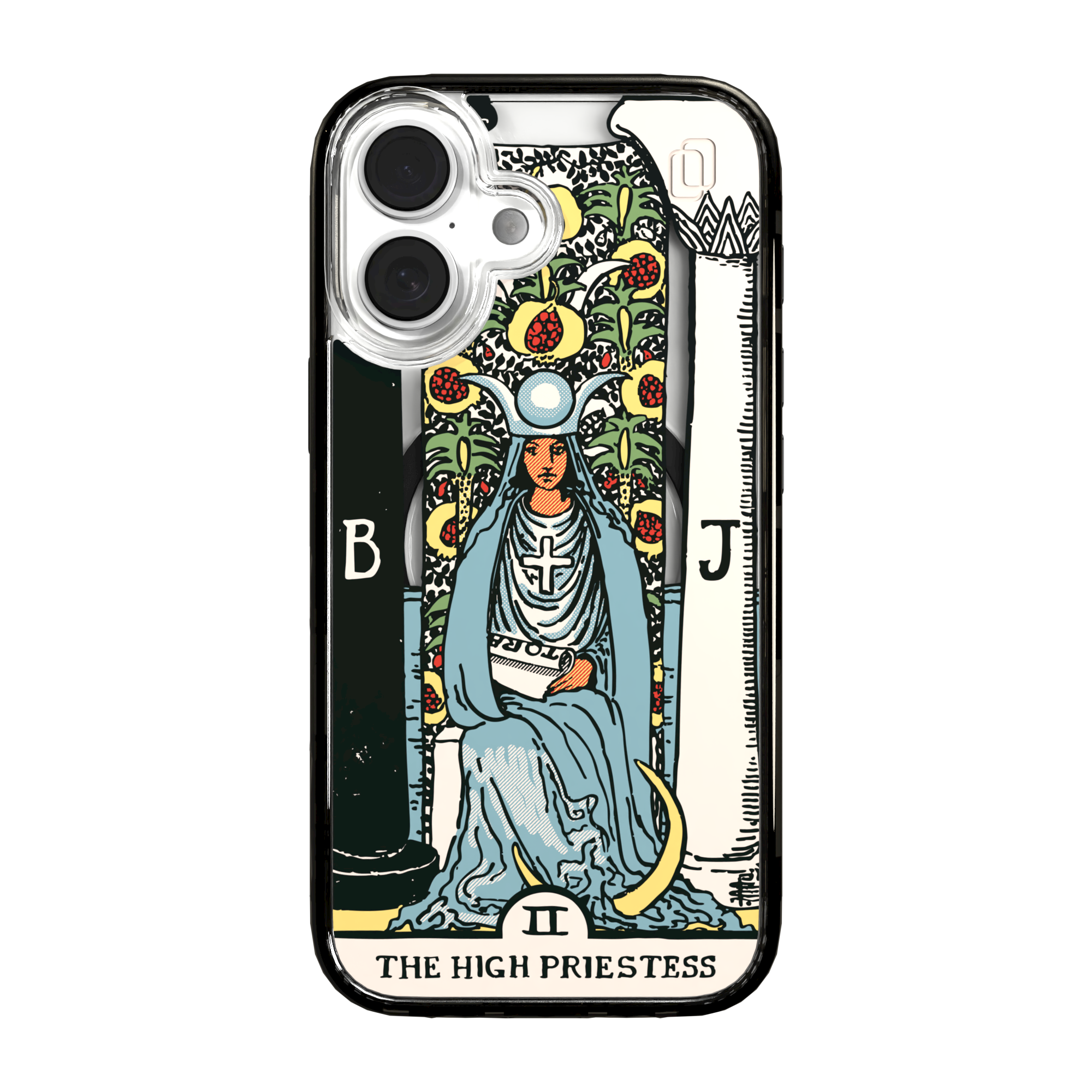 iPhone 16 Series | MagSafe | Tarot Collection | The High Priestess The High Priestess - Color / iPhone 16 / Black