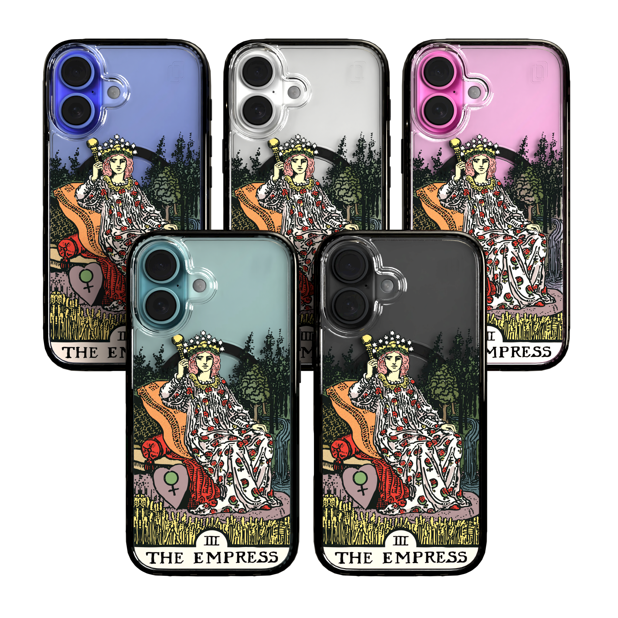 iPhone 16 Series | MagSafe | Tarot Collection | The Empress The Empress - Color / iPhone 16 / Black