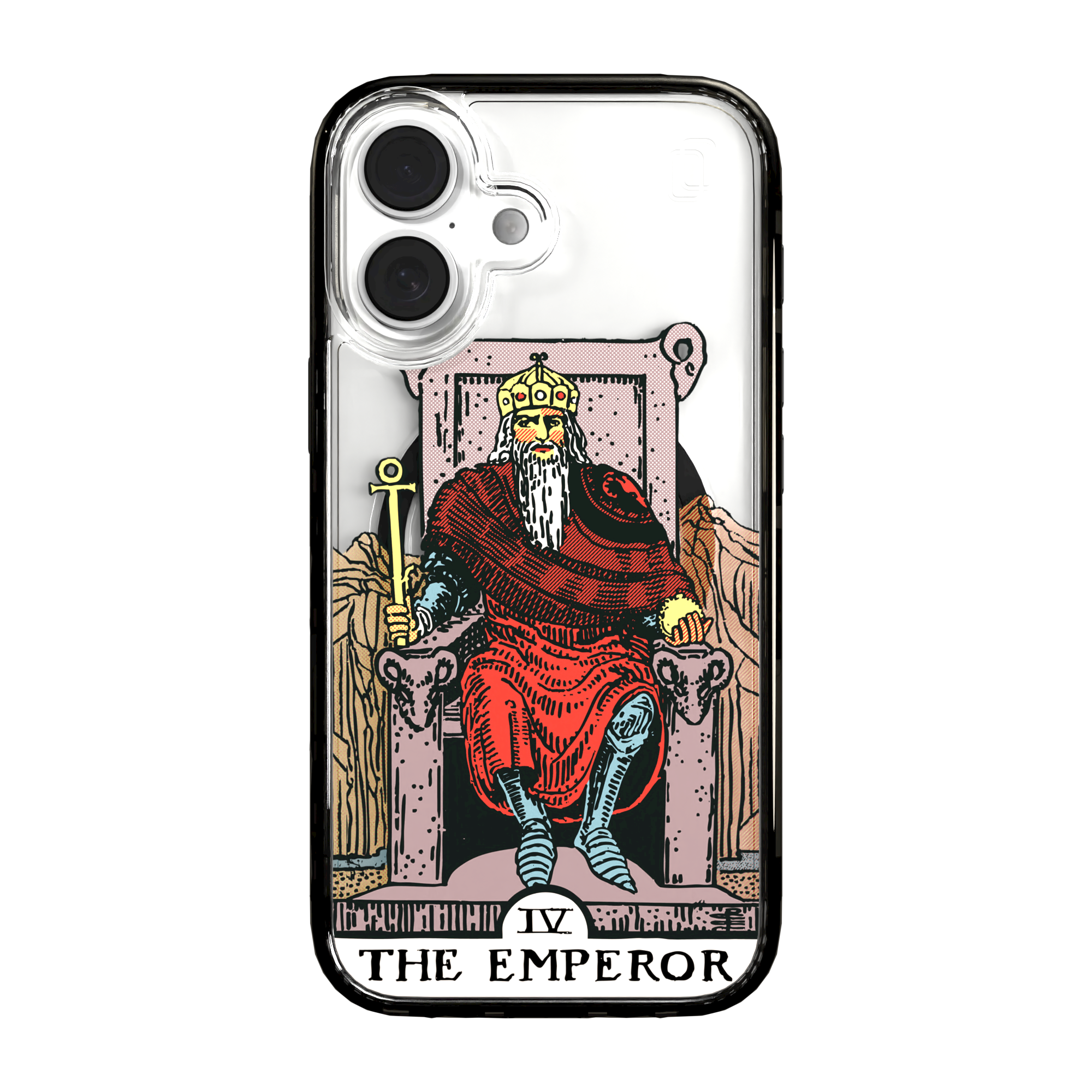 iPhone 16 Series | MagSafe | Tarot Collection | The Emperor The Emperor - Color / iPhone 16 / Black