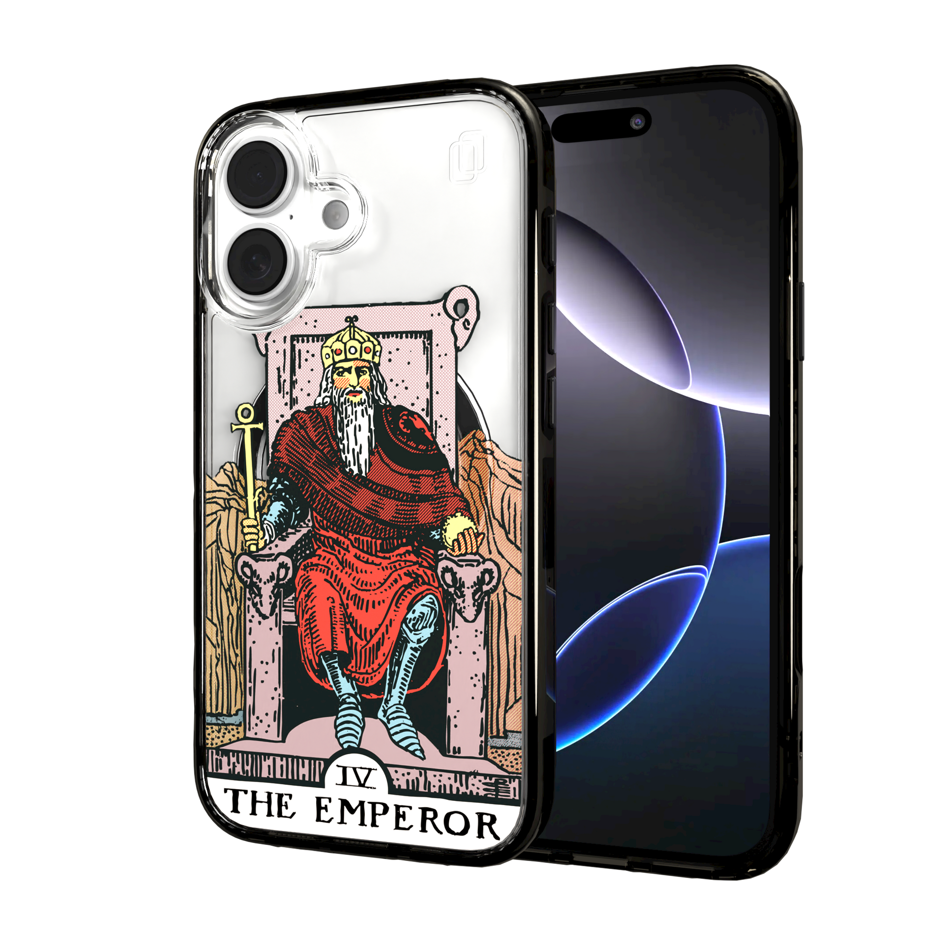 iPhone 16 Series | MagSafe | Tarot Collection | The Emperor The Emperor - Color / iPhone 16 / Black