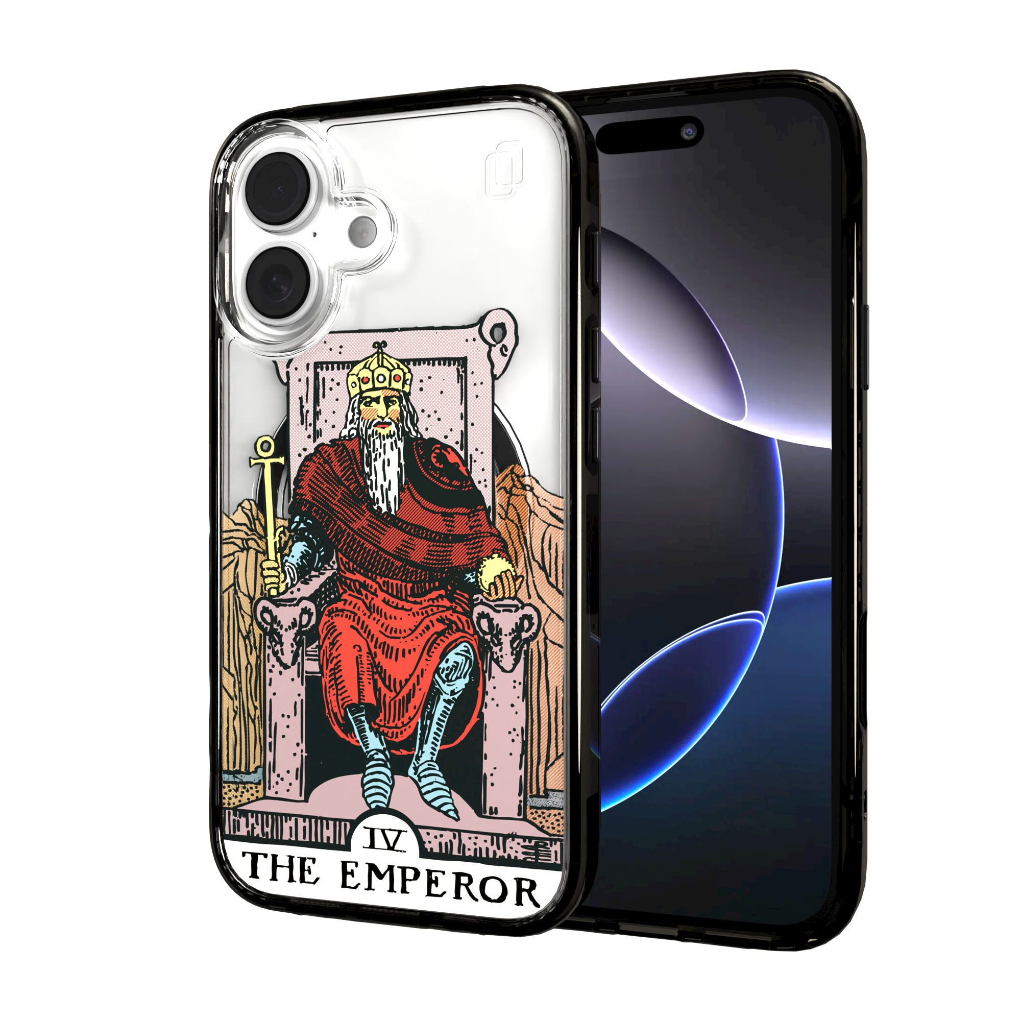 iPhone 16 Series | MagSafe | Tarot Collection | The Emperor The Emperor - Color / iPhone 16 / Black