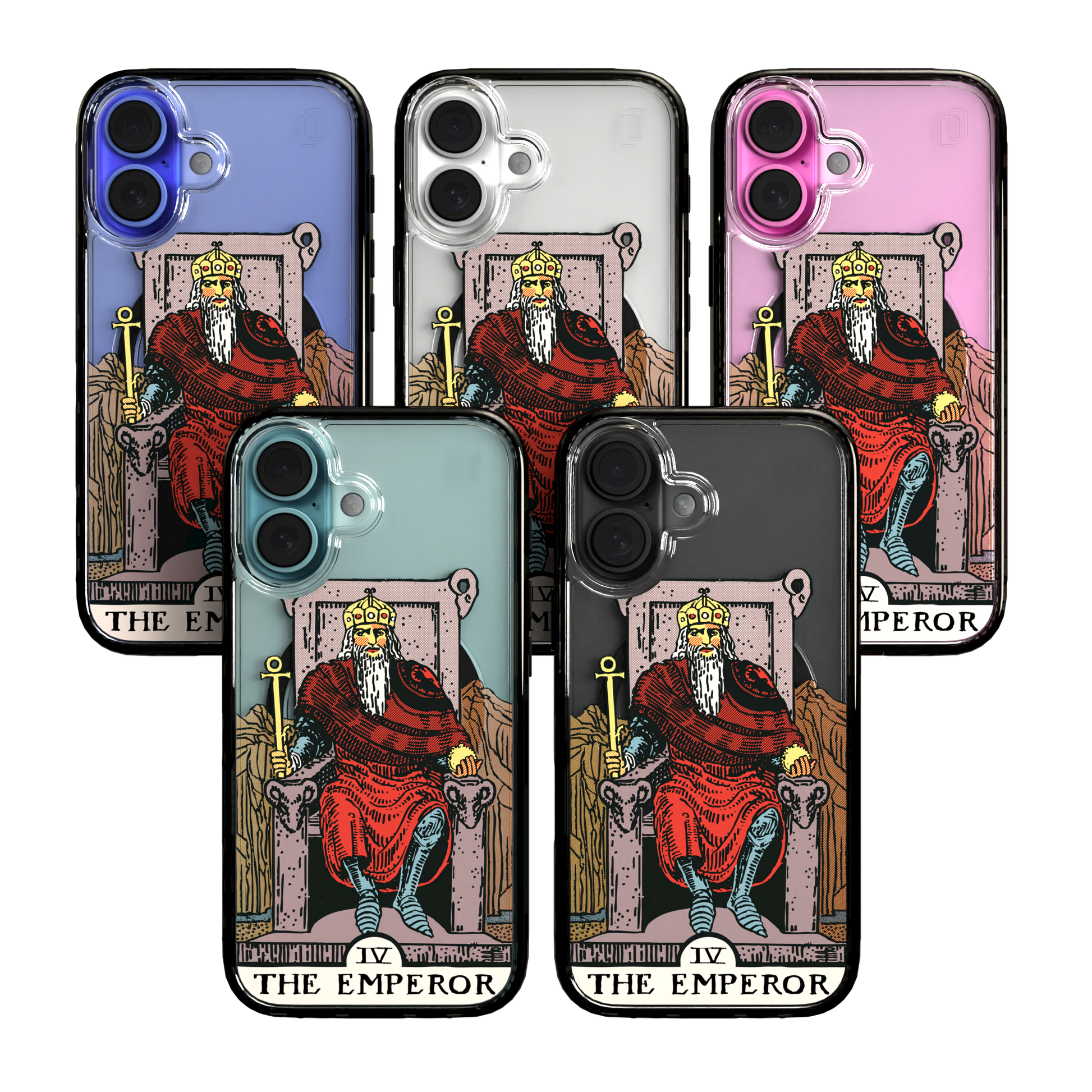 iPhone 16 Series | MagSafe | Tarot Collection | The Emperor The Emperor - Color / iPhone 16 / Black