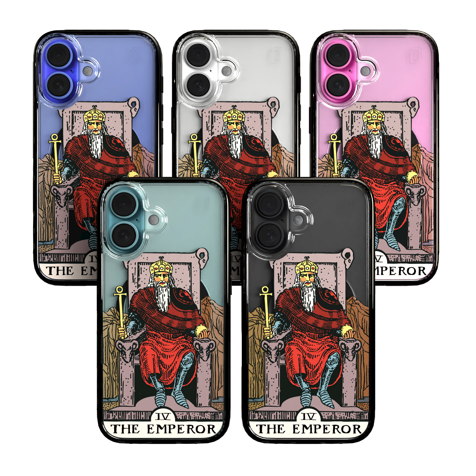 iPhone 16 Series | MagSafe | Tarot Collection | The Emperor The Emperor - Color / iPhone 16 / Black