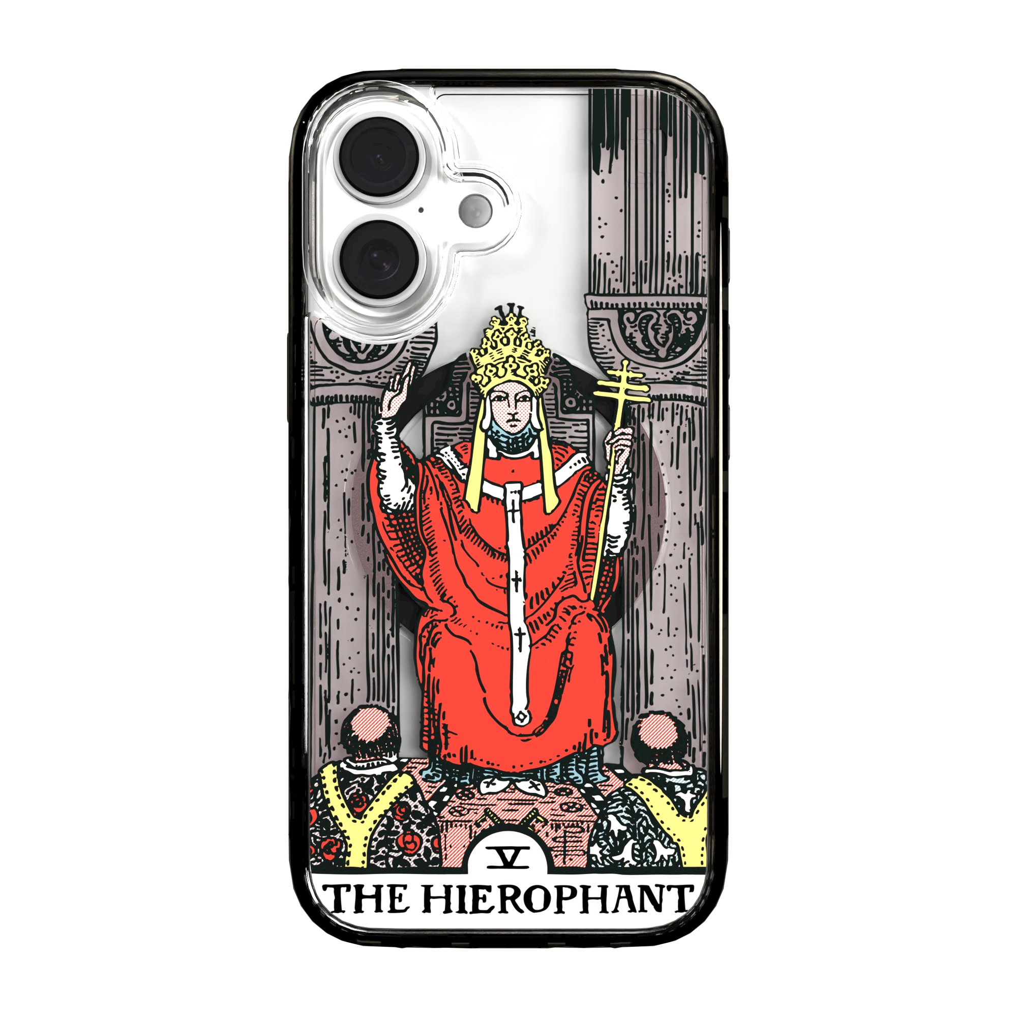 iPhone 16 Series | MagSafe | Tarot Collection | The Hierophant The Hierophant - Color / iPhone 16 / Black