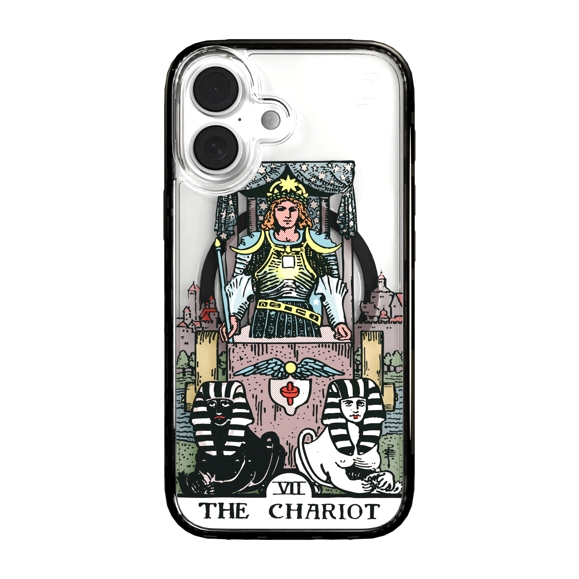 iPhone 16 Series | MagSafe | Tarot Collection | The Chariot The Chariot - Color / iPhone 16 / Black
