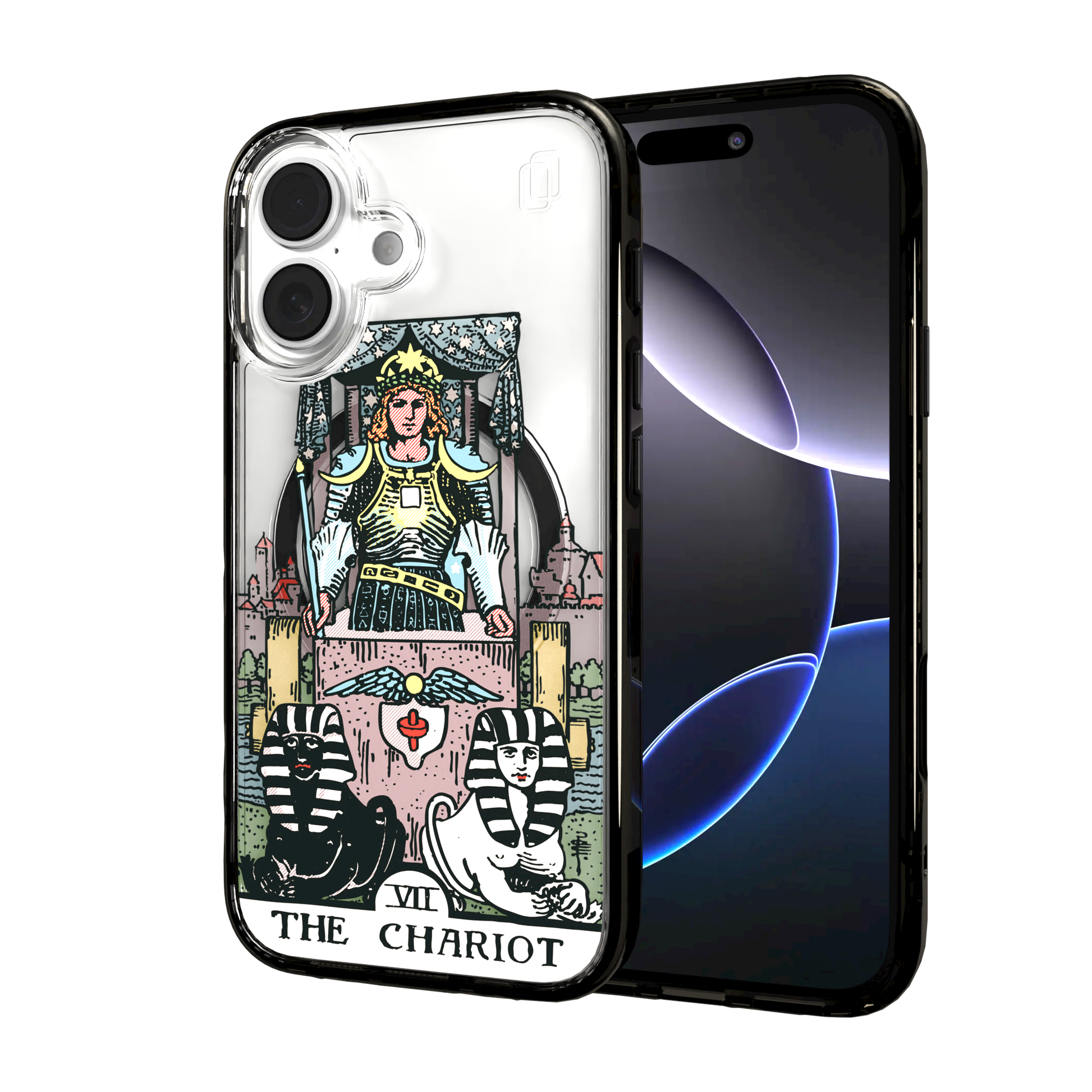 iPhone 16 Series | MagSafe | Tarot Collection | The Chariot The Chariot - Color / iPhone 16 / Black