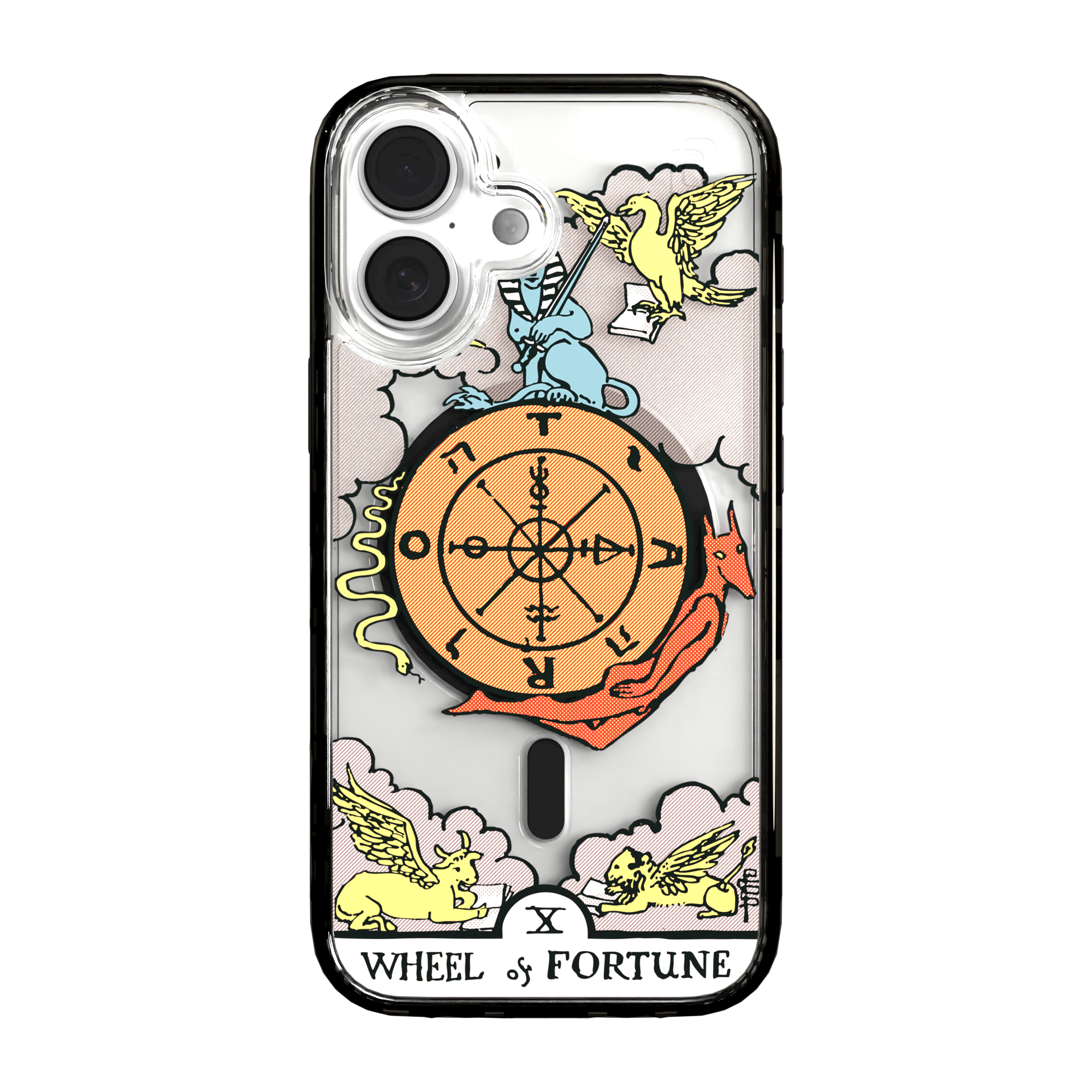 iPhone 16 Series | MagSafe | Tarot Collection | Wheel of Fortune Wheel of Fortune - Color / iPhone 16 / Black