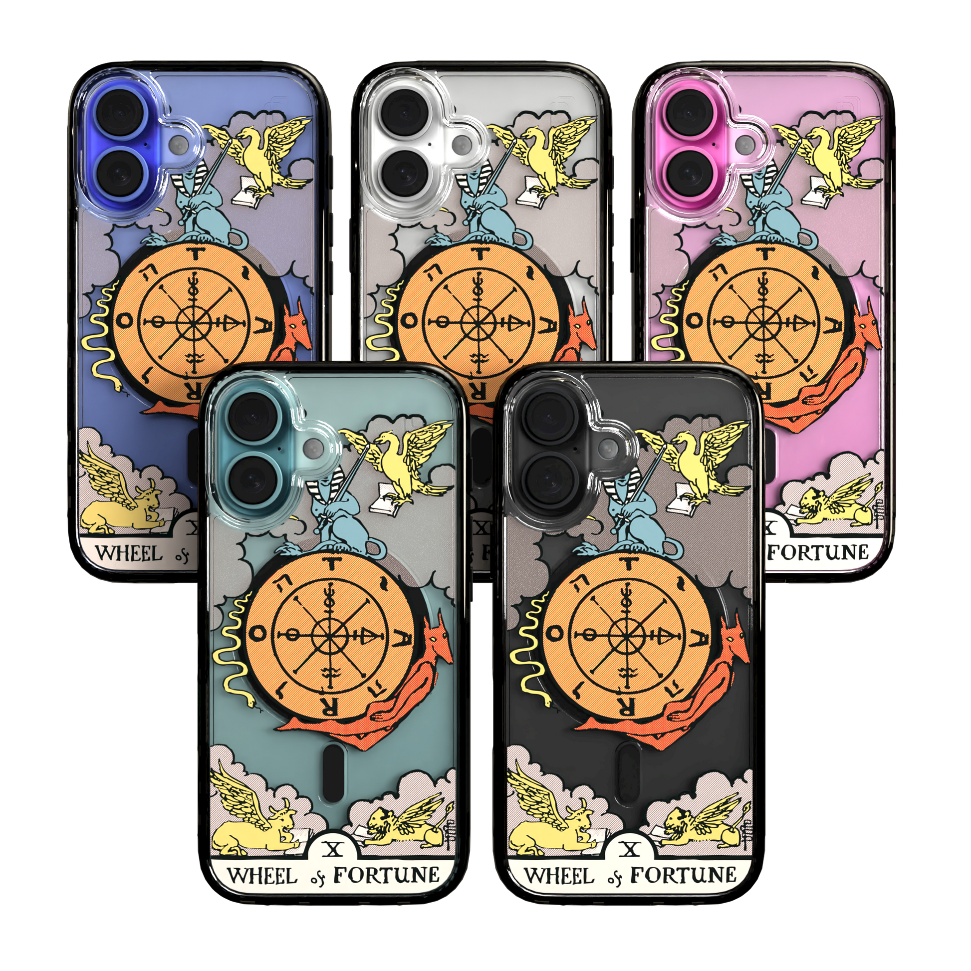 iPhone 16 Series | MagSafe | Tarot Collection | Wheel of Fortune Wheel of Fortune - Color / iPhone 16 / Black