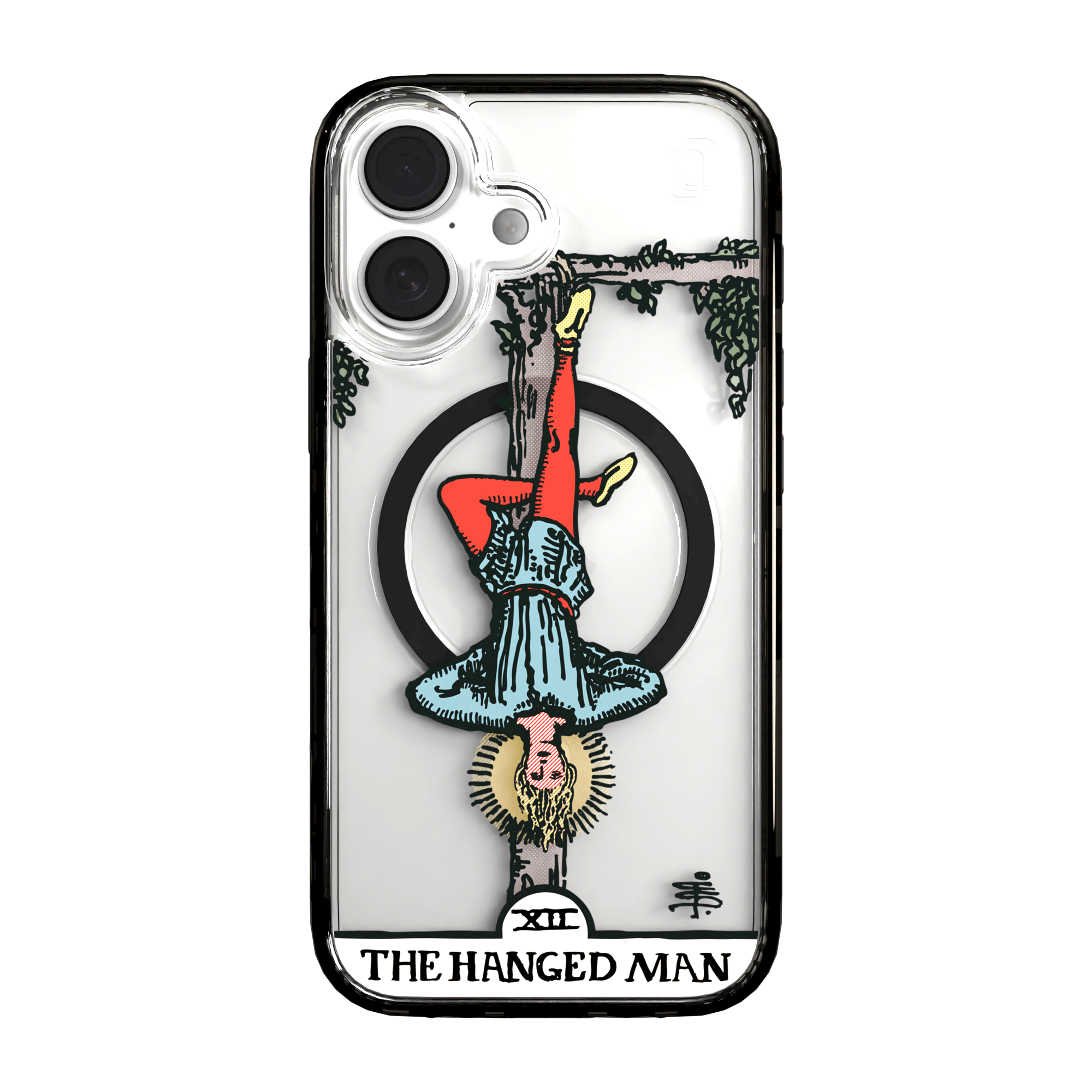 iPhone 16 Series | MagSafe | Tarot Collection | The Hanged Man The Hanged Man - Color / iPhone 16 / Black