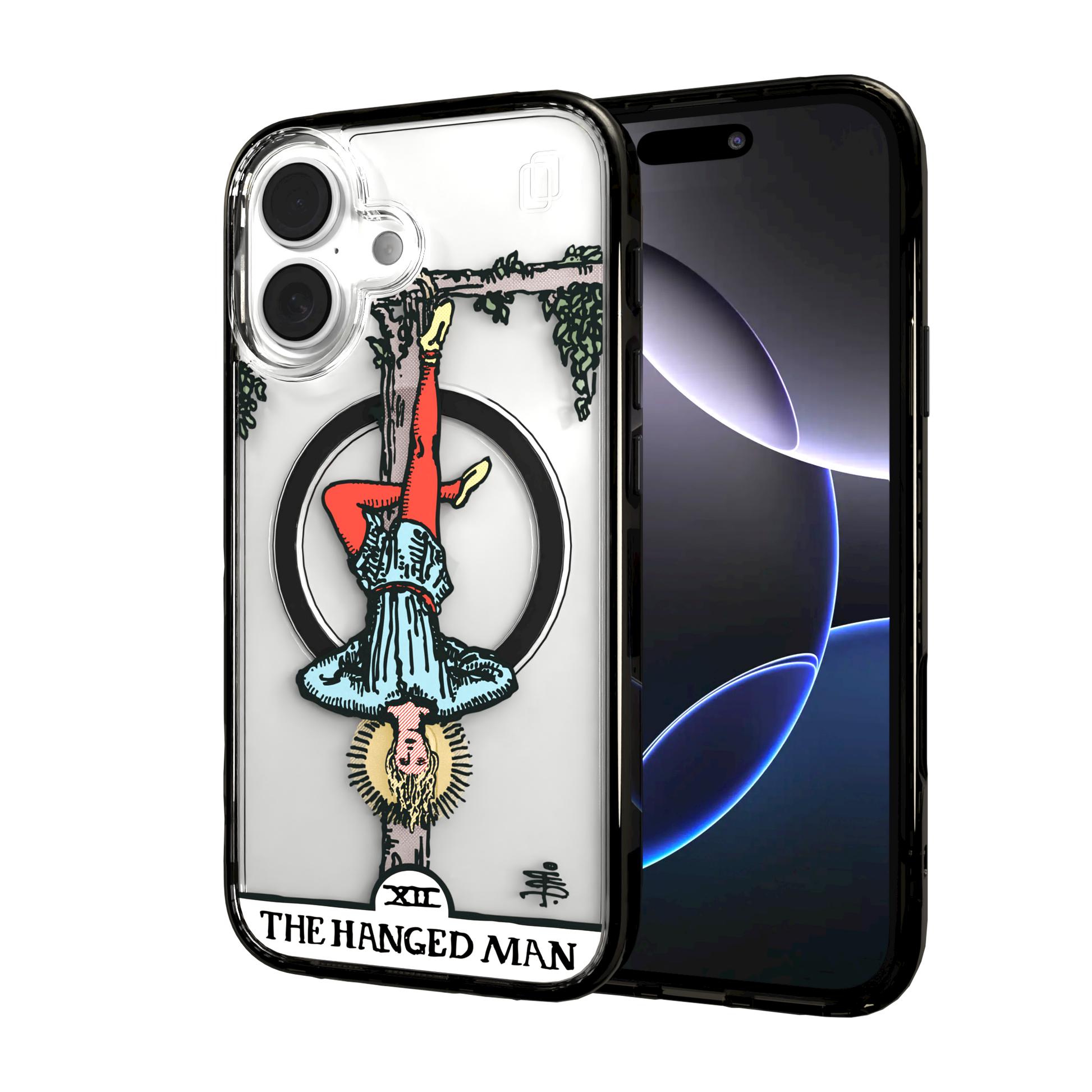 iPhone 16 Series | MagSafe | Tarot Collection | The Hanged Man The Hanged Man - Color / iPhone 16 / Black